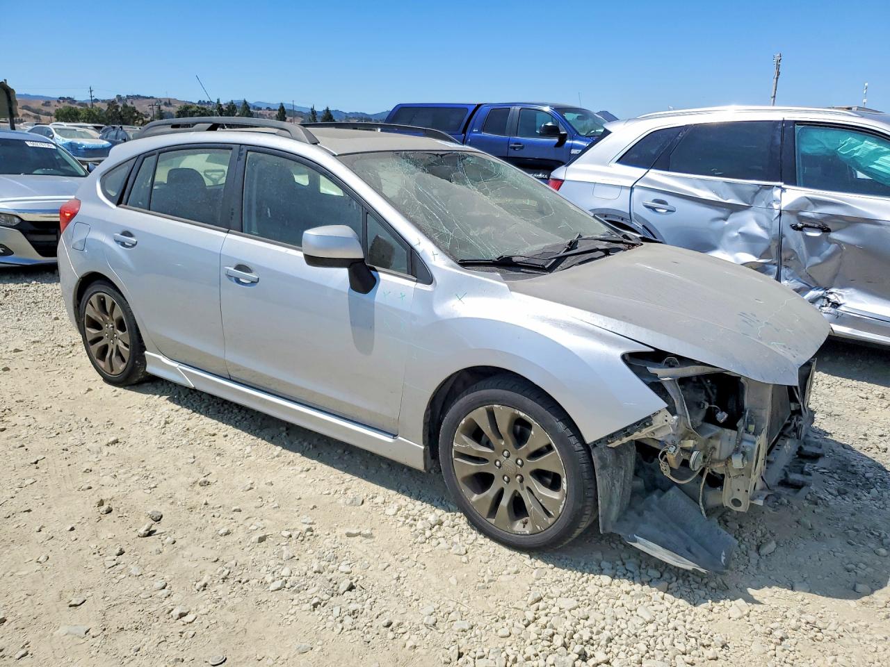 2014 Subaru Impreza Sport Limited Silver vin: JF1GPAS6XE8247266