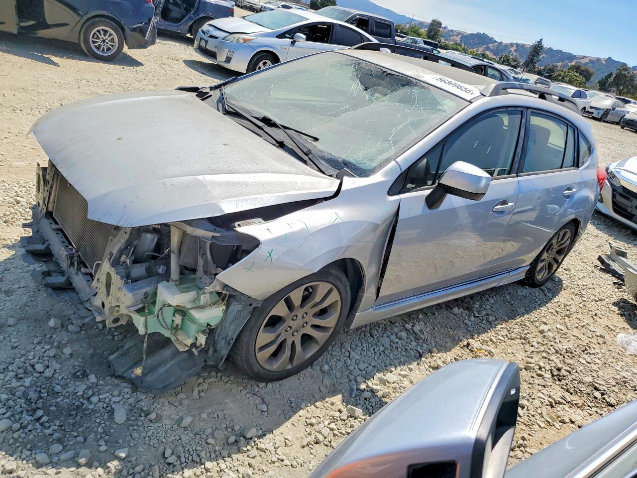 2014 Subaru Impreza Sport Limited Silver vin: JF1GPAS6XE8247266