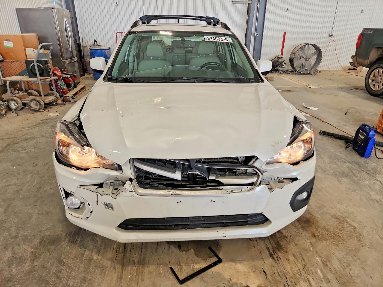 2014 Subaru Impreza Sport Limited White vin: JF1GPAS6XEH229415