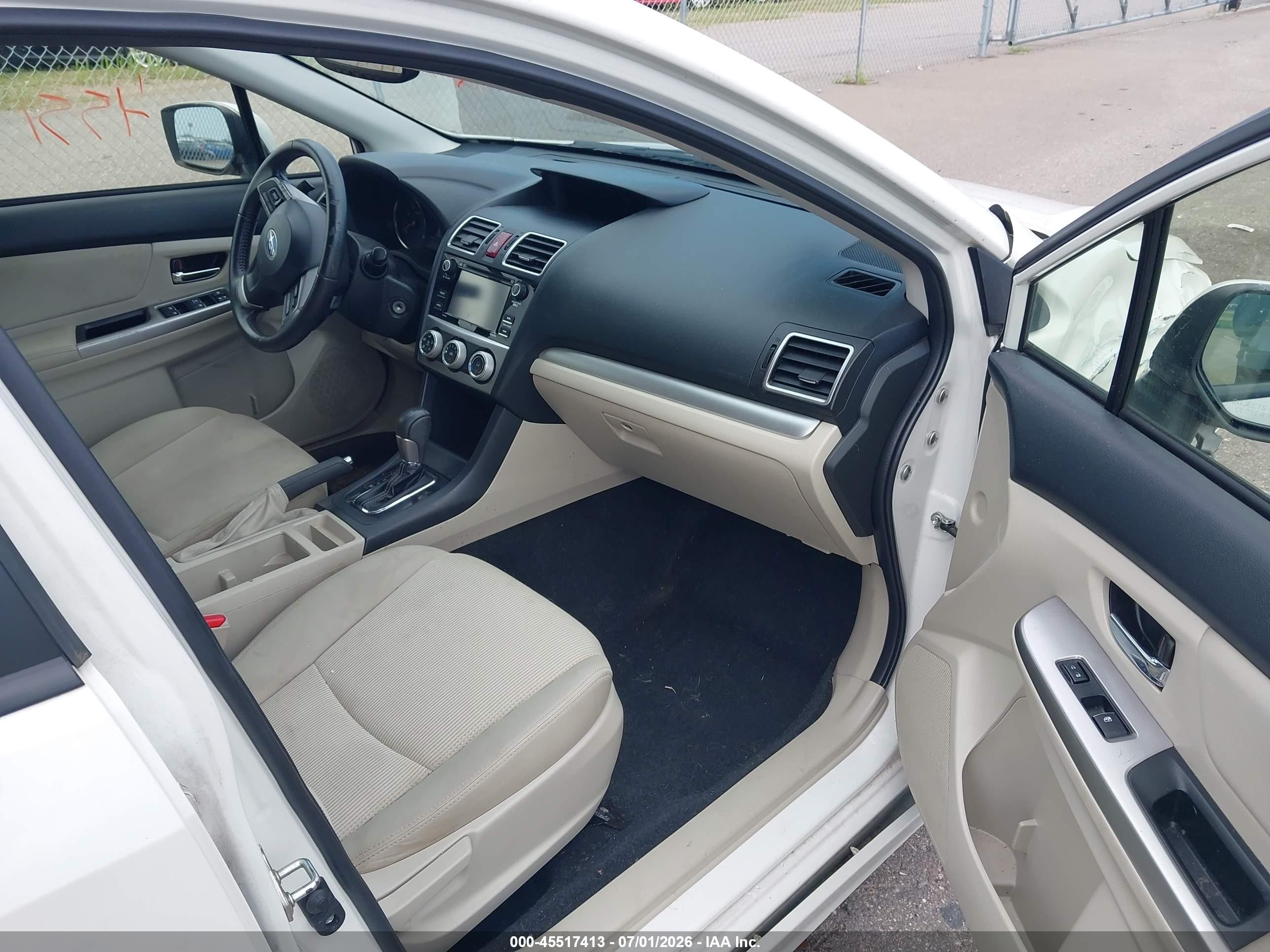 2015 Subaru Impreza 2.0i Sport Premium White vin: JF1GPAT60F8224921