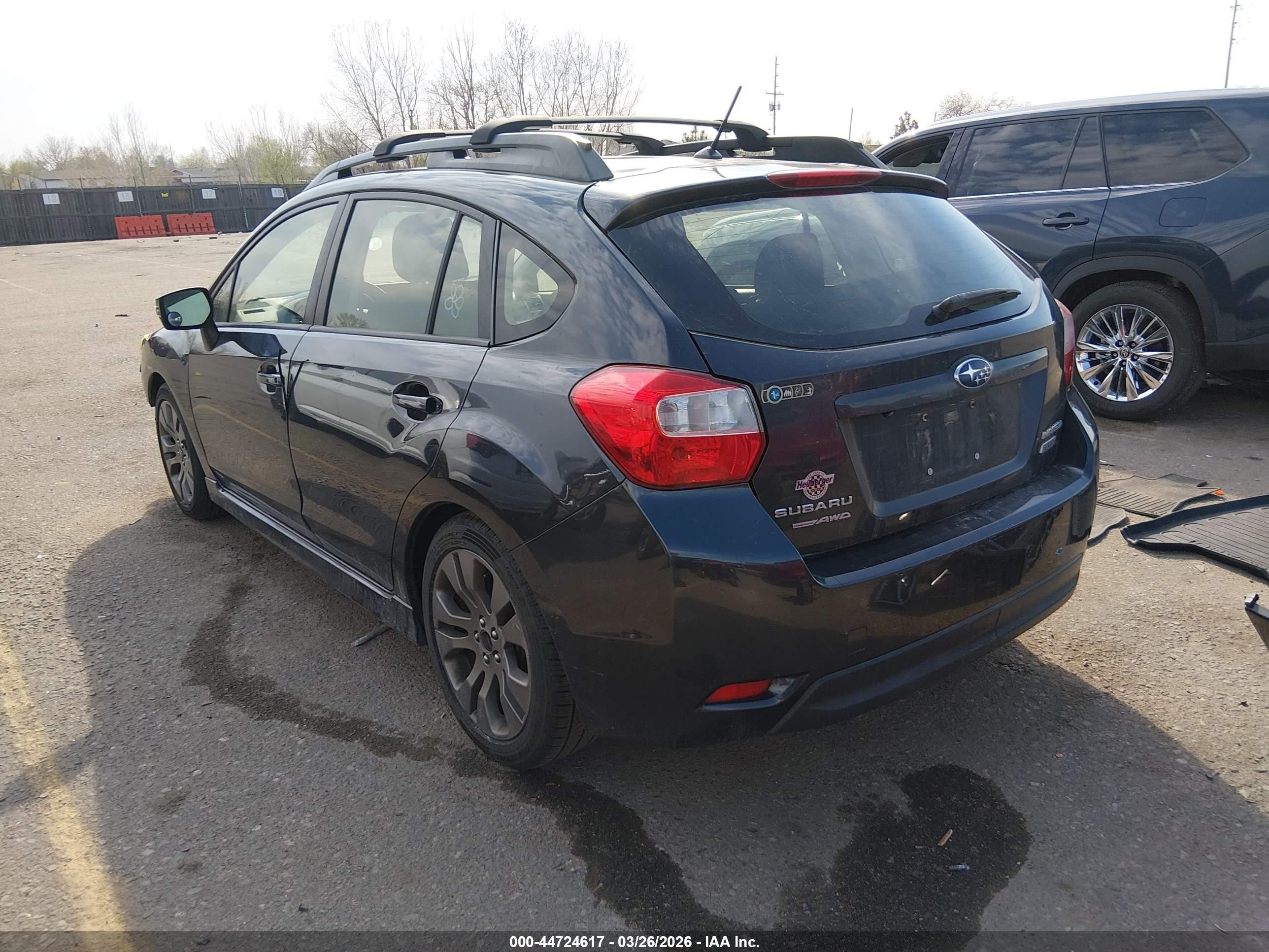 2015 Subaru Impreza 2.0i Sport Premium Gray vin: JF1GPAT60F8239662