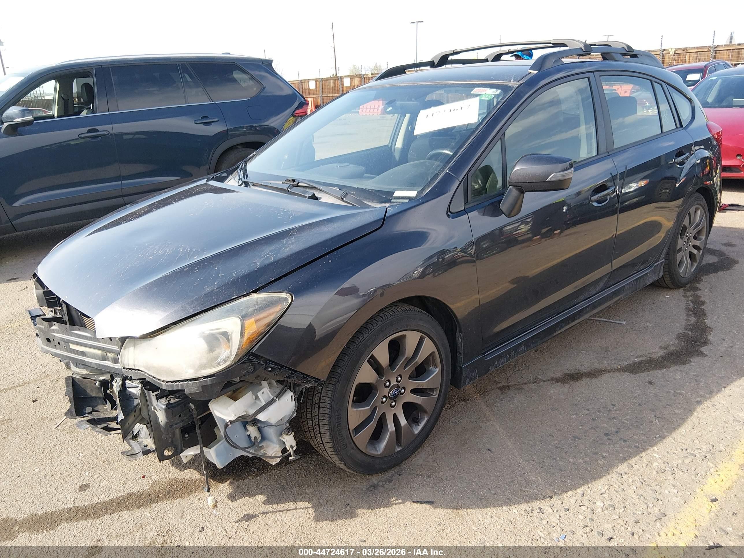 2015 Subaru Impreza 2.0i Sport Premium Gray vin: JF1GPAT60F8239662