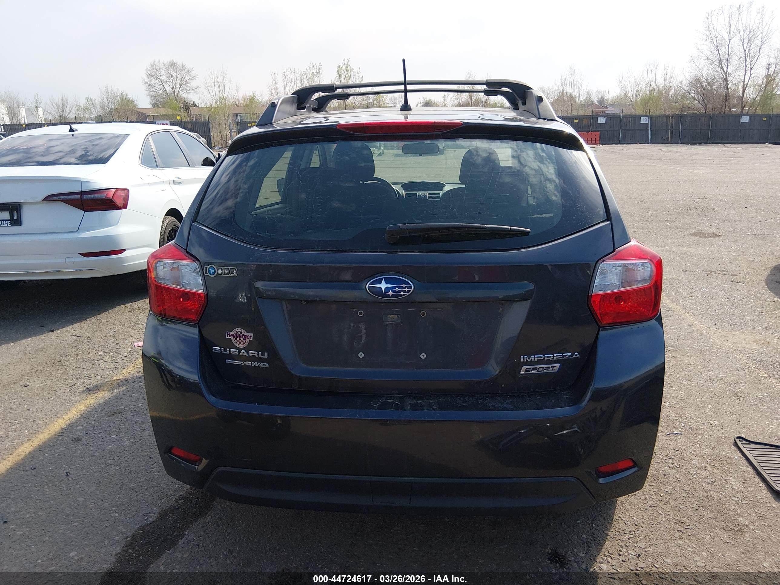 2015 Subaru Impreza 2.0i Sport Premium Gray vin: JF1GPAT60F8239662