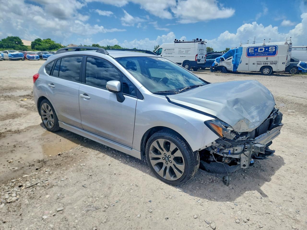 2015 Subaru Impreza Sport Silver vin: JF1GPAT60F8280003