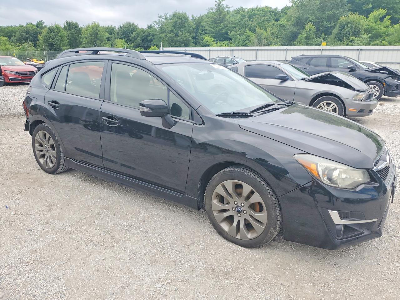 2015 Subaru Impreza Sport Black vin: JF1GPAT60FG296045