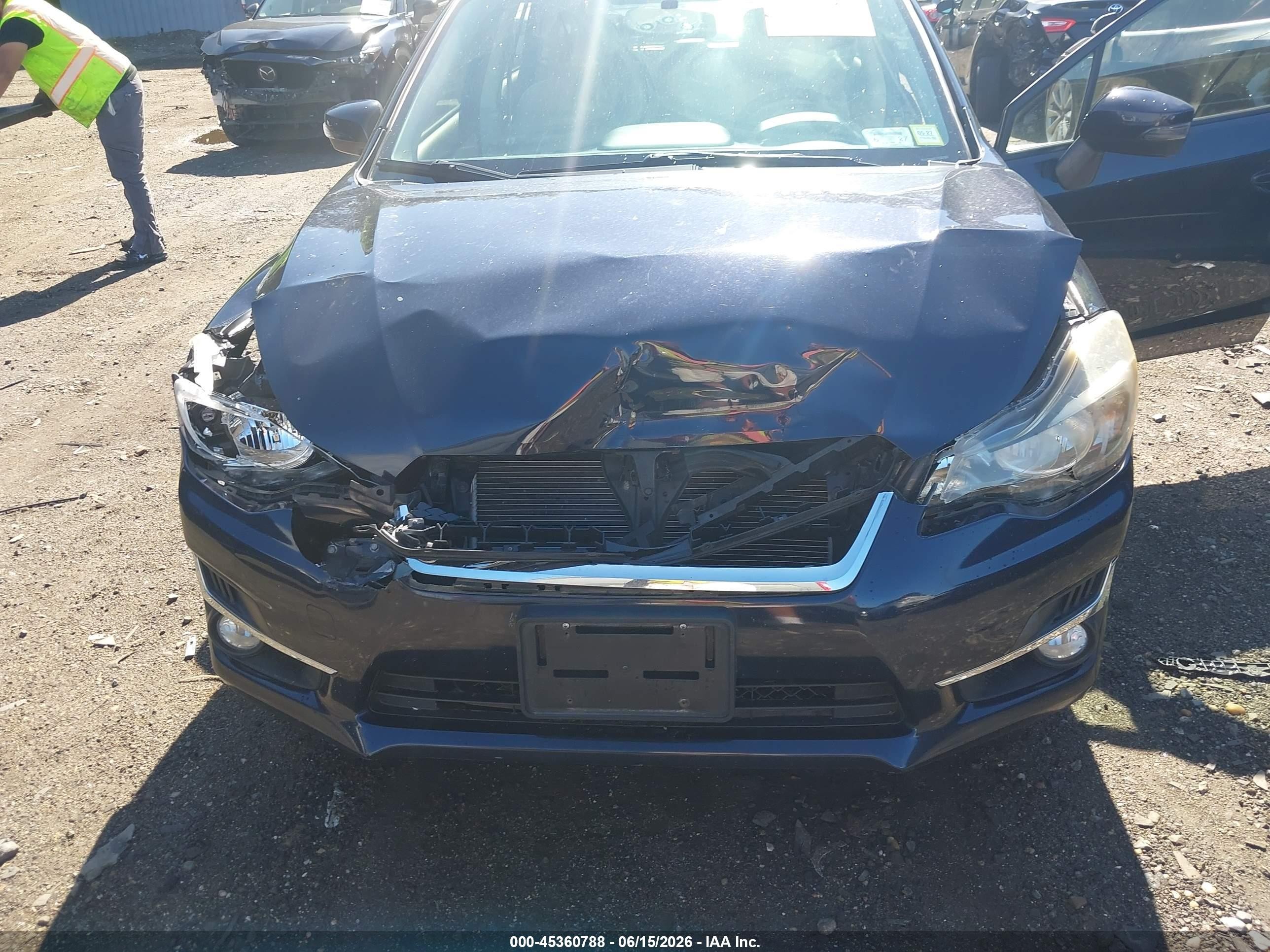 2015 Subaru Impreza 2.0i Sport Premium Blue vin: JF1GPAT60FH268255