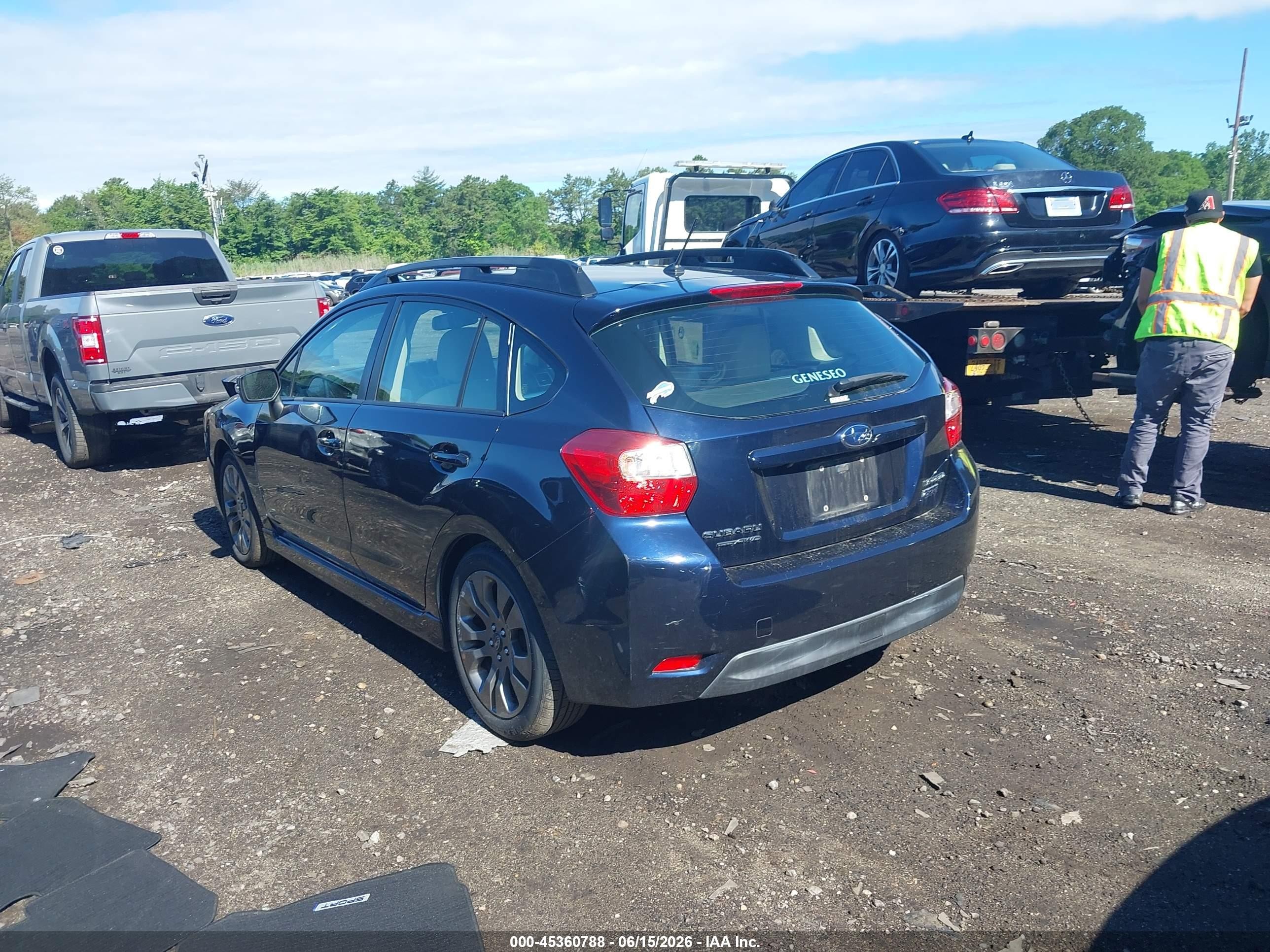 2015 Subaru Impreza 2.0i Sport Premium Blue vin: JF1GPAT60FH268255