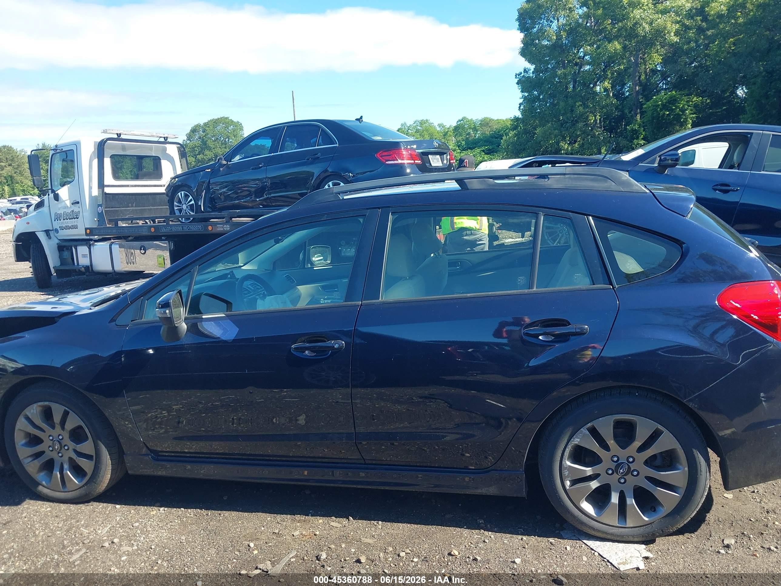 2015 Subaru Impreza 2.0i Sport Premium Blue vin: JF1GPAT60FH268255