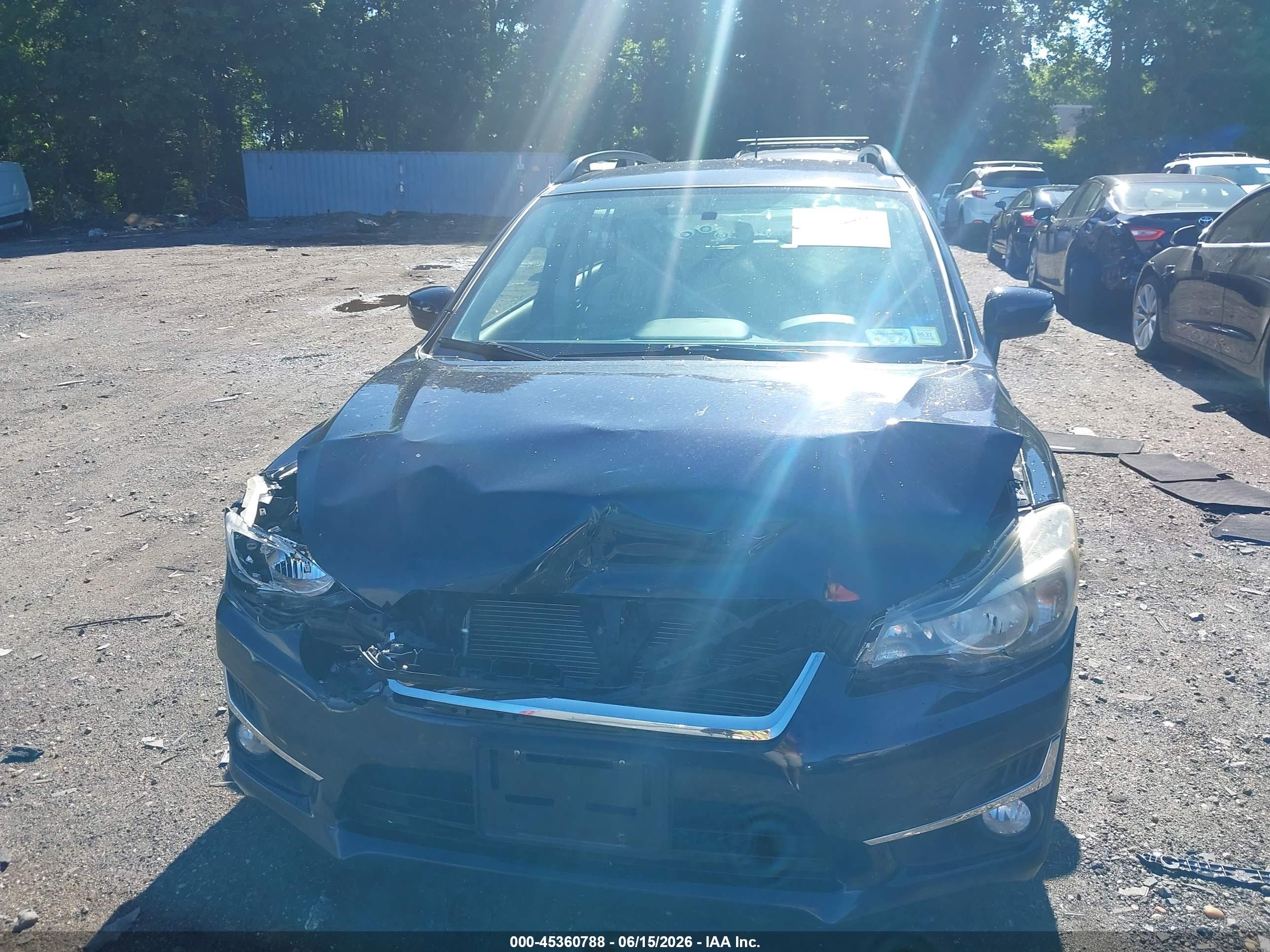 2015 Subaru Impreza 2.0i Sport Premium Blue vin: JF1GPAT60FH268255