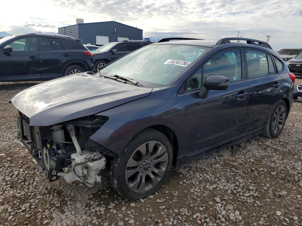 2015 Subaru Impreza Sport Gray vin: JF1GPAT61F8210297