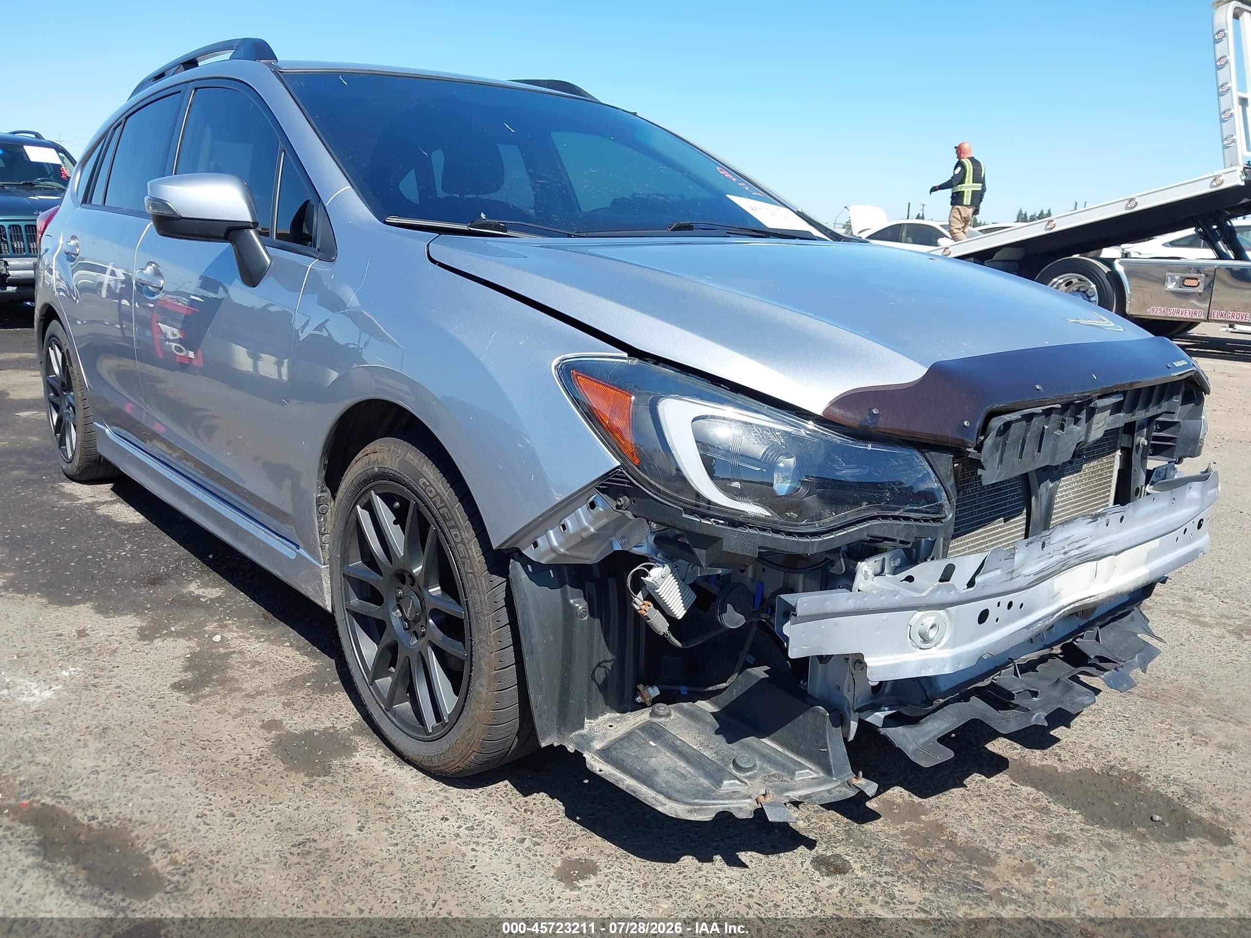 2015 Subaru Impreza 2.0i Sport Premium Silver vin: JF1GPAT61F8250895