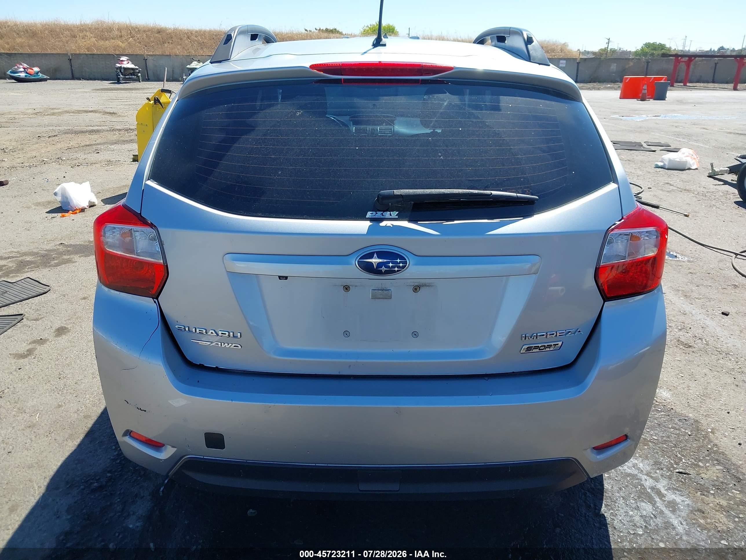 2015 Subaru Impreza 2.0i Sport Premium Silver vin: JF1GPAT61F8250895