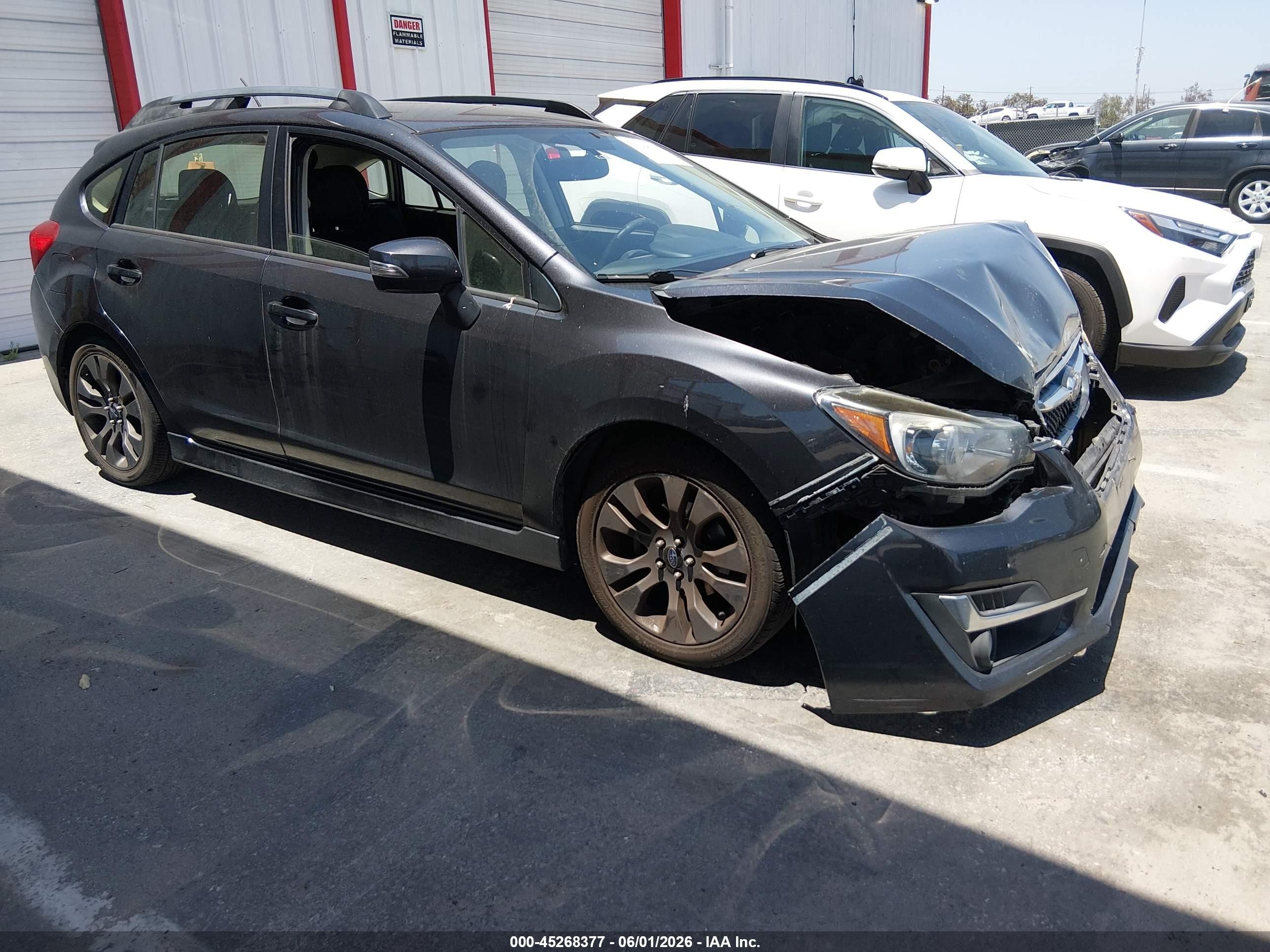 2015 Subaru Impreza 2.0i Sport Premium Gray vin: JF1GPAT61F8276574