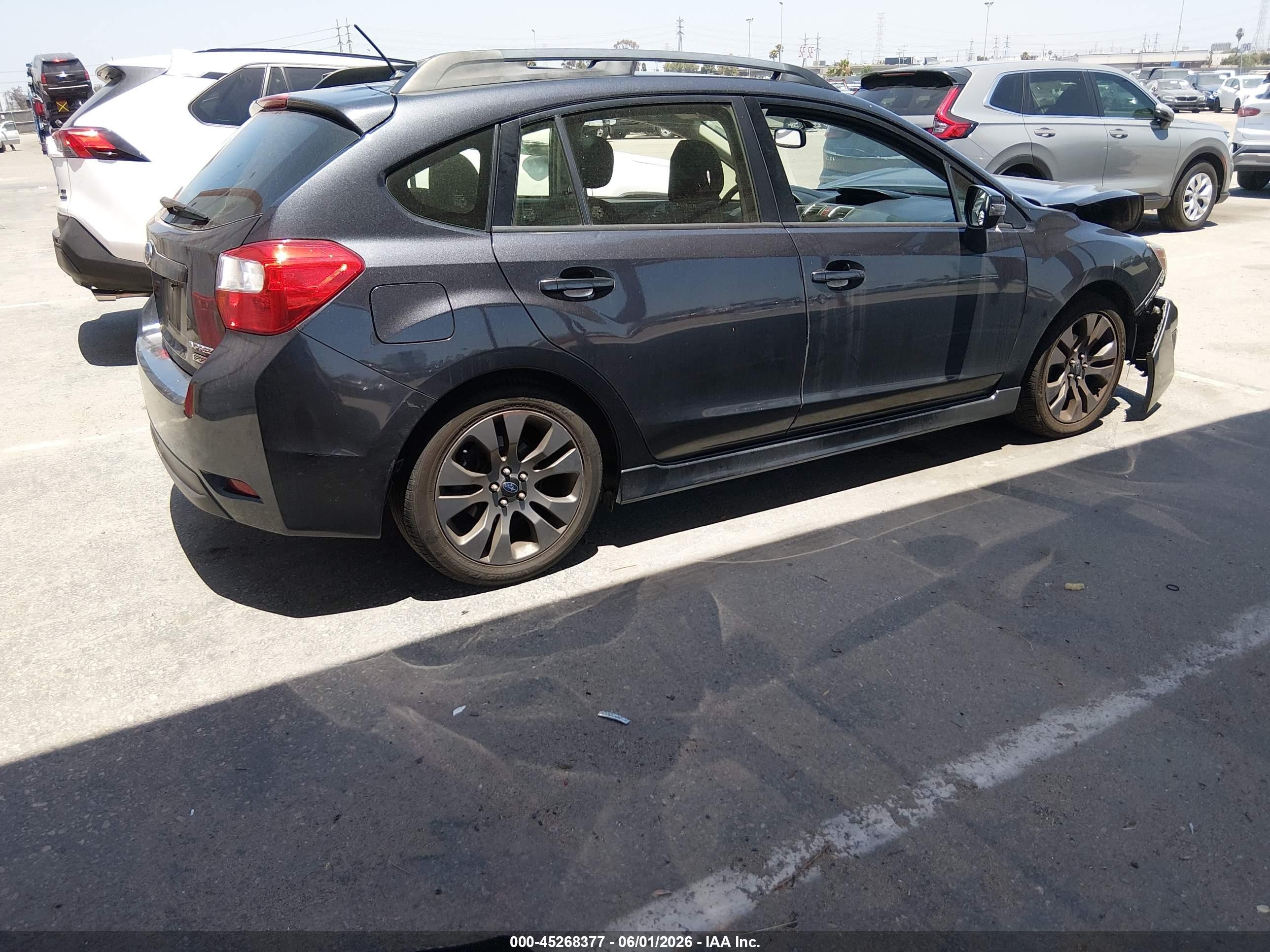 2015 Subaru Impreza 2.0i Sport Premium Серый vin: JF1GPAT61F8276574
