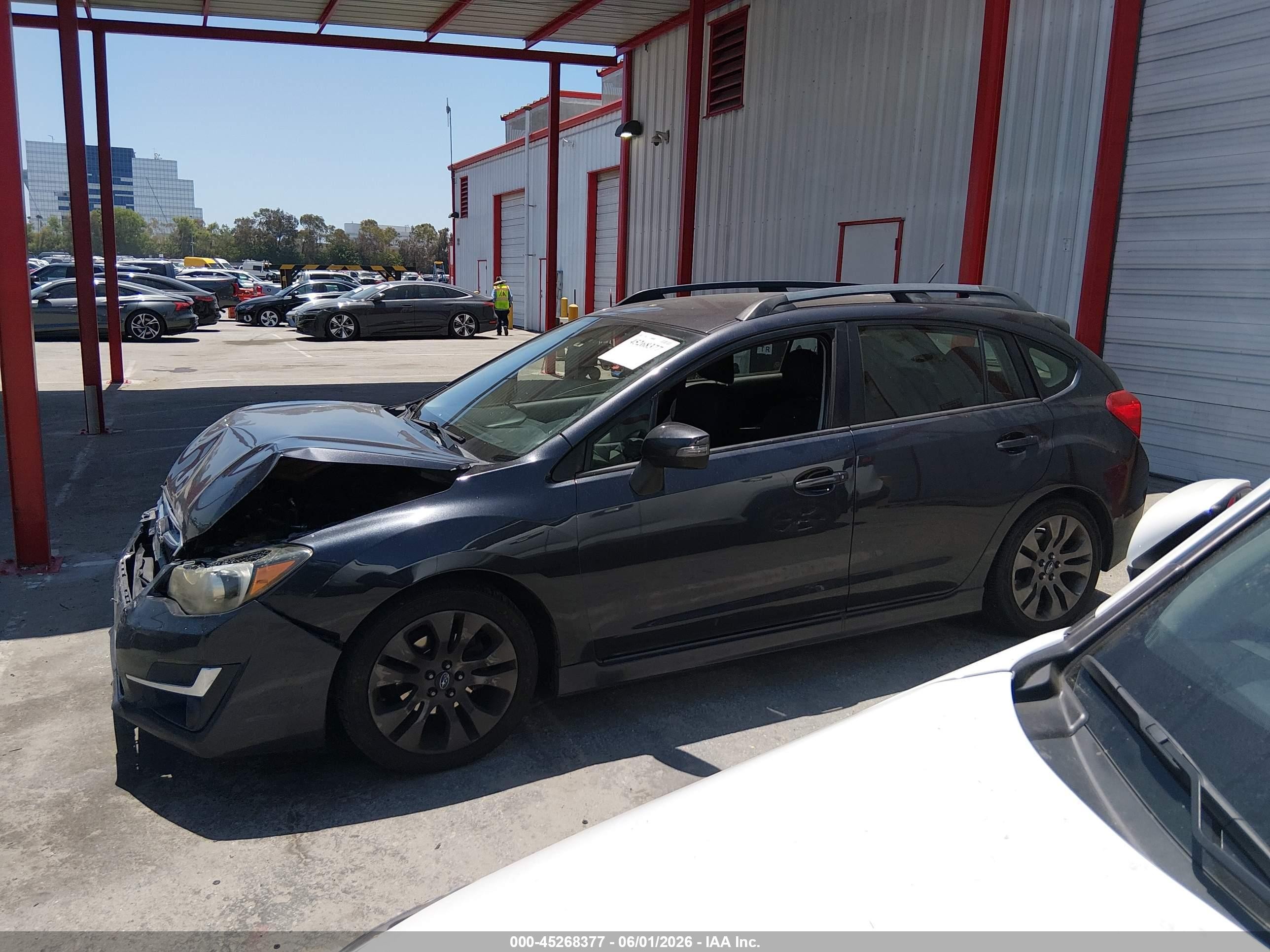2015 Subaru Impreza 2.0i Sport Premium Серый vin: JF1GPAT61F8276574