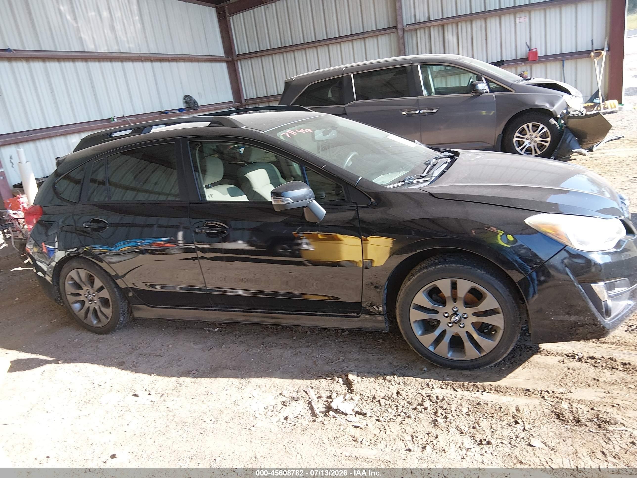 2015 Subaru Impreza 2.0i Sport Premium Black vin: JF1GPAT61F9313312