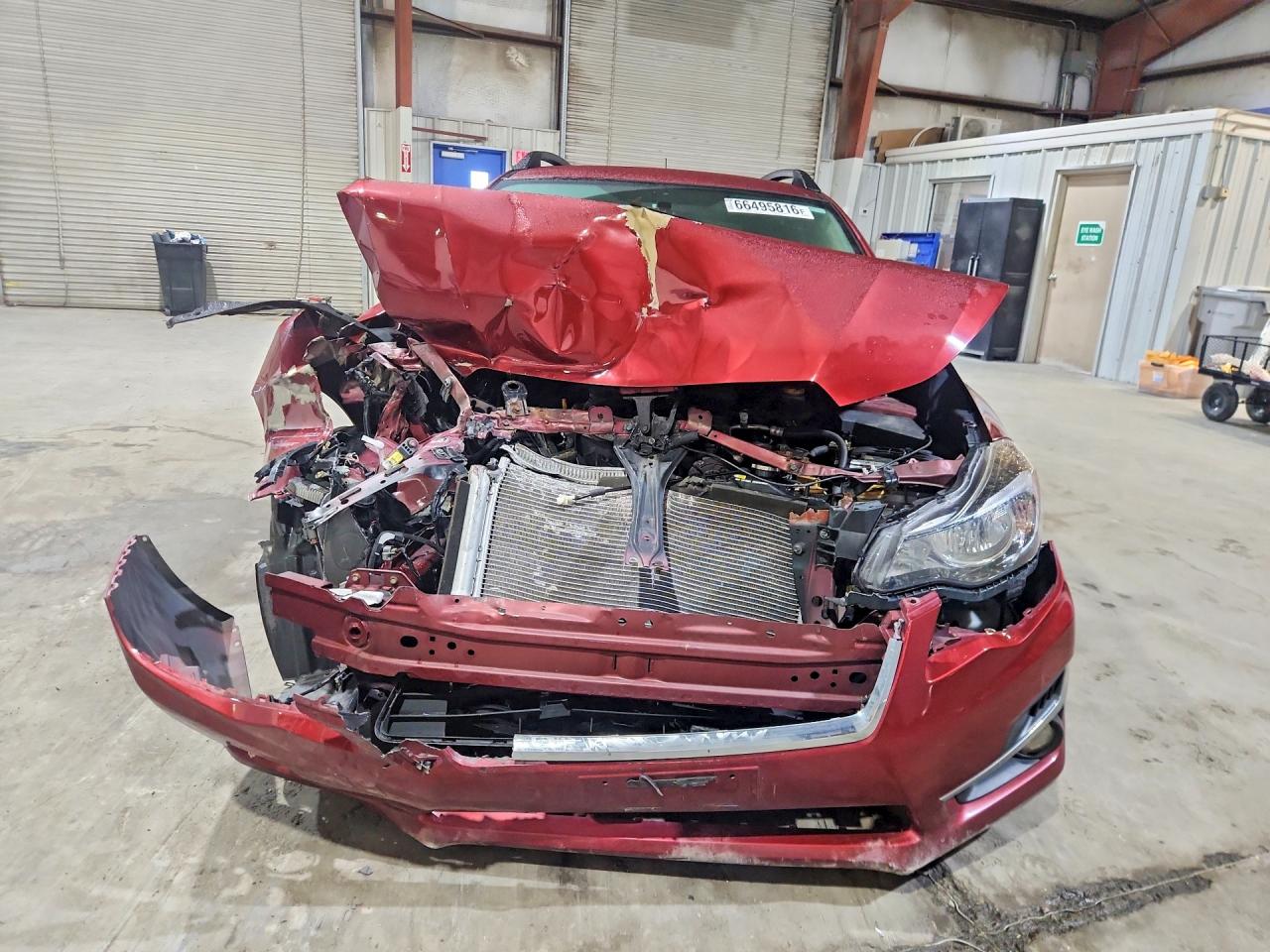 2015 Subaru Impreza Sport Red vin: JF1GPAT62F8281086