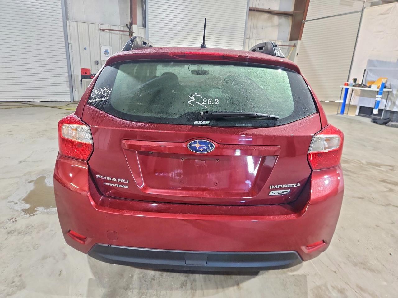 2015 Subaru Impreza Sport Red vin: JF1GPAT62F8281086