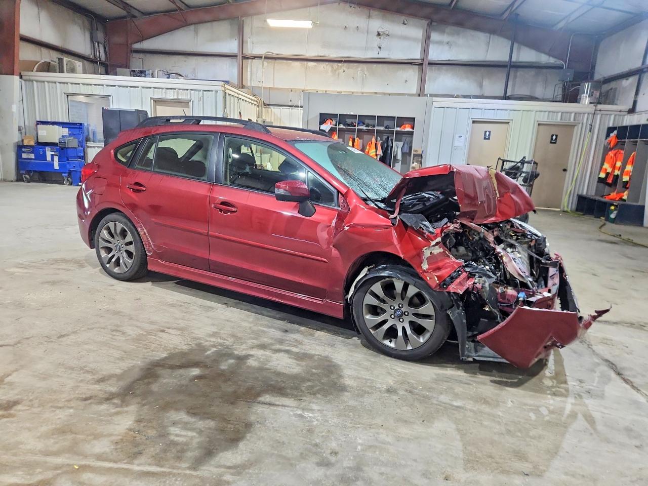 2015 Subaru Impreza Sport Red vin: JF1GPAT62F8281086