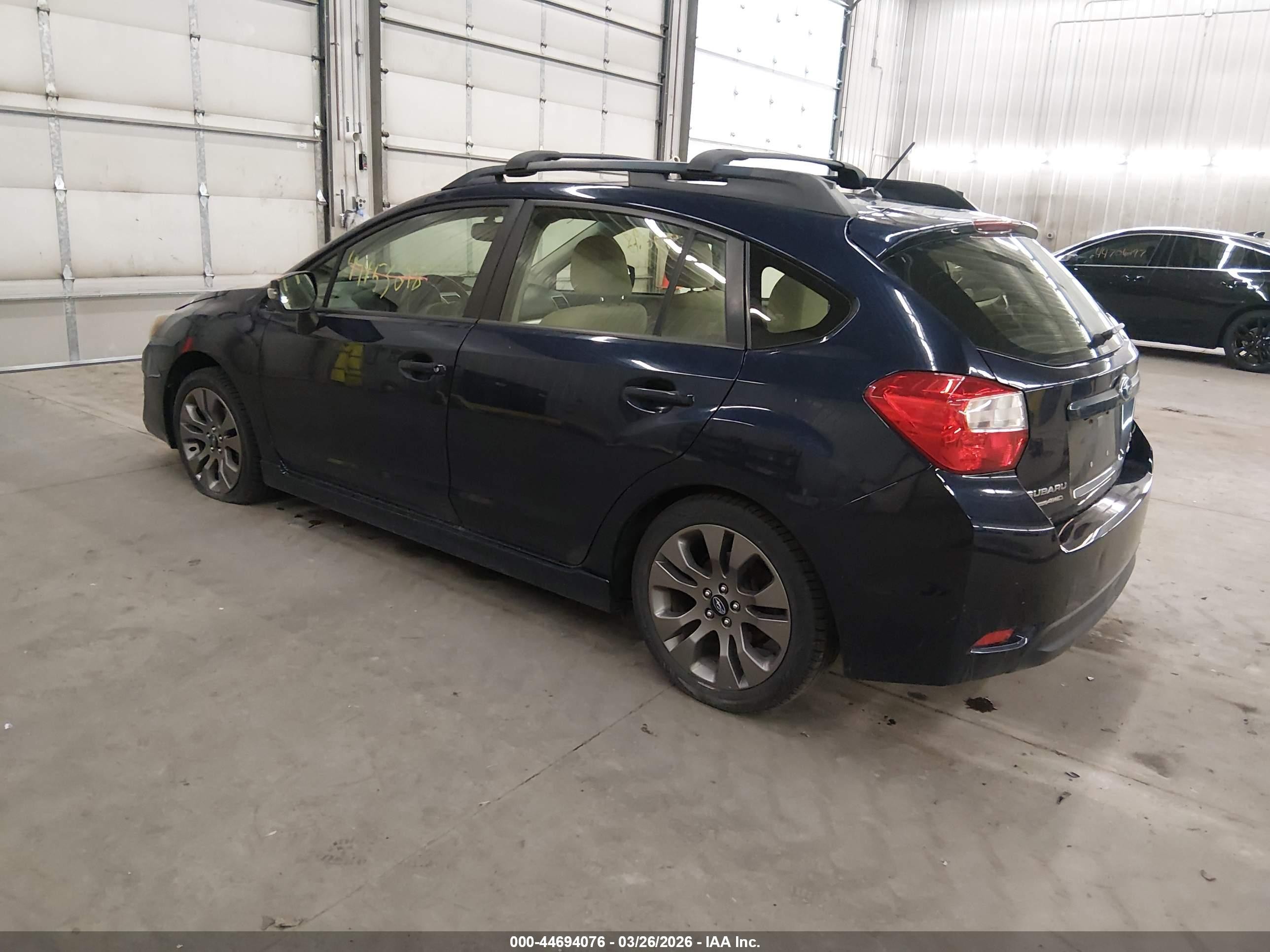 2015 Subaru Impreza 2.0i Sport Premium Dark Blue vin: JF1GPAT62FG254864