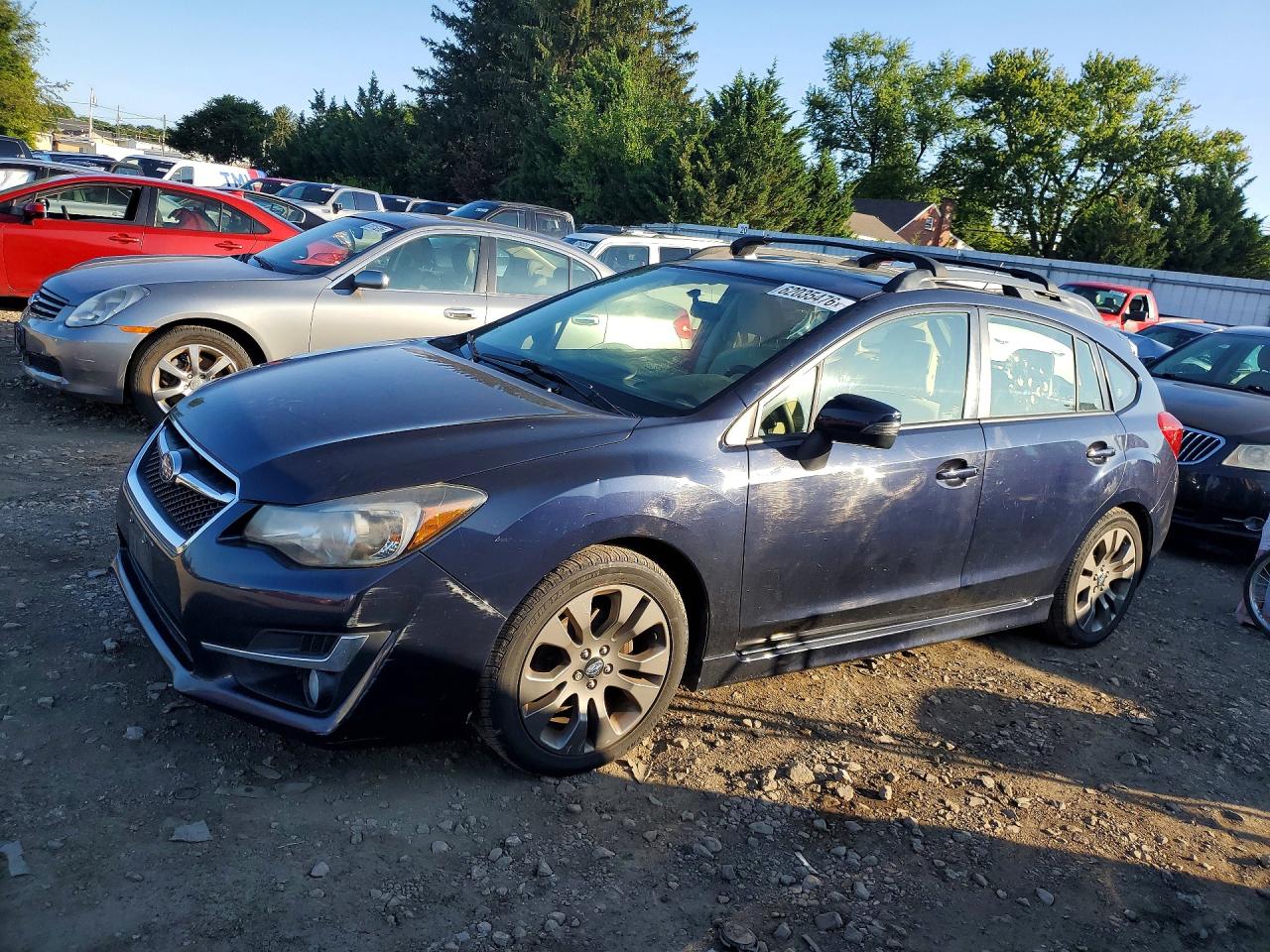 2015 Subaru Impreza Sport Blue vin: JF1GPAT62FG321284