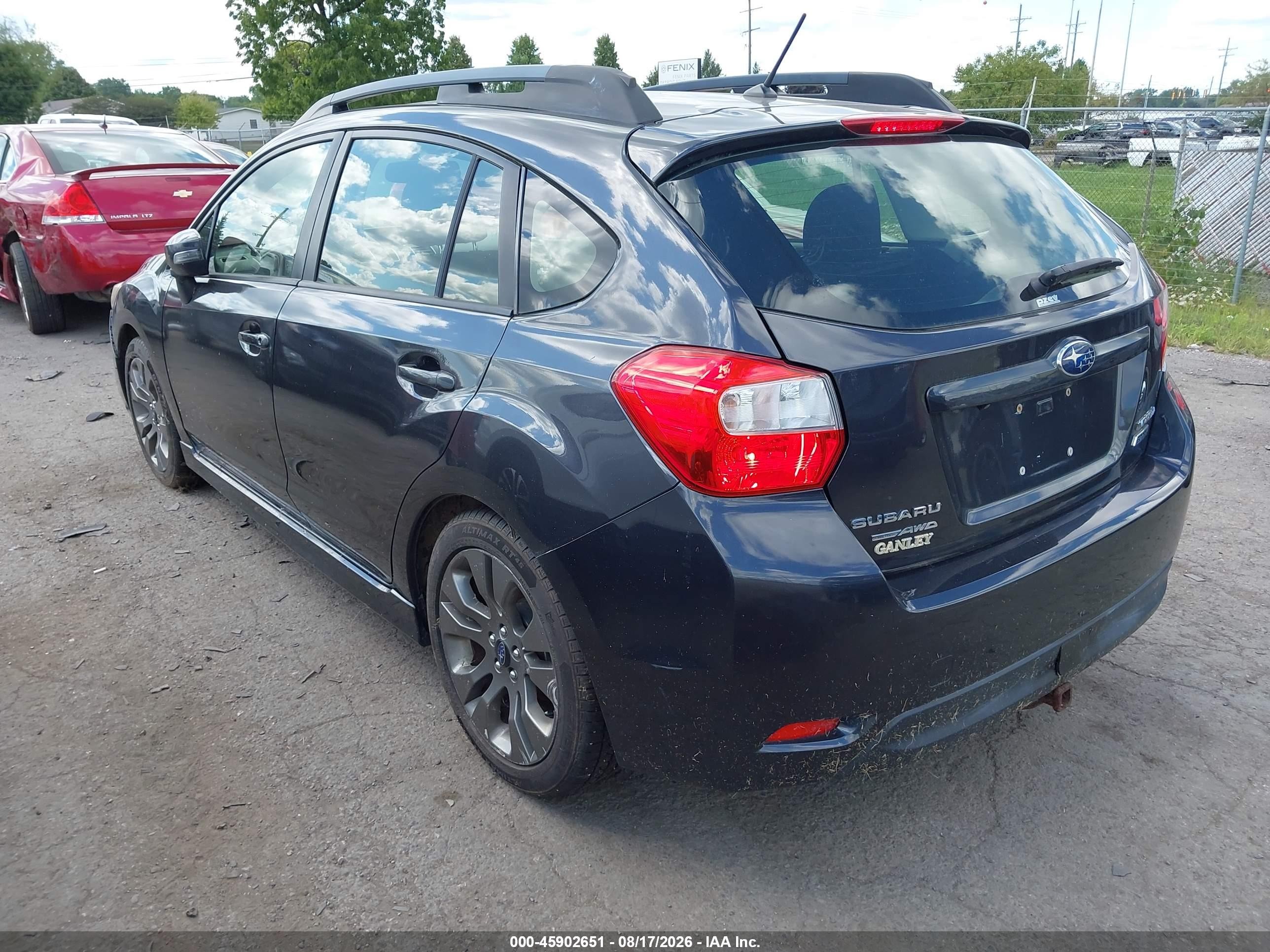 2015 Subaru Impreza 2.0i Sport Premium Black vin: JF1GPAT63F8211855