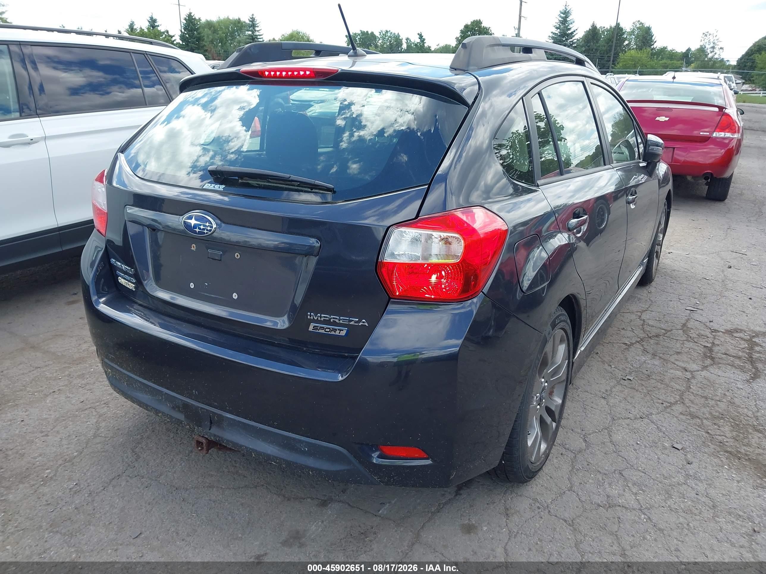 2015 Subaru Impreza 2.0i Sport Premium Black vin: JF1GPAT63F8211855