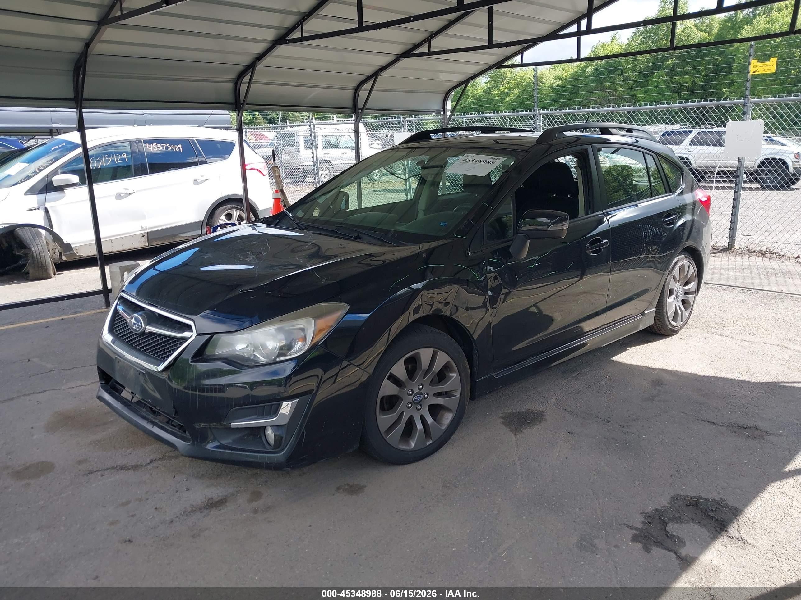2015 Subaru Impreza 2.0i Sport Premium Black vin: JF1GPAT63F8285034