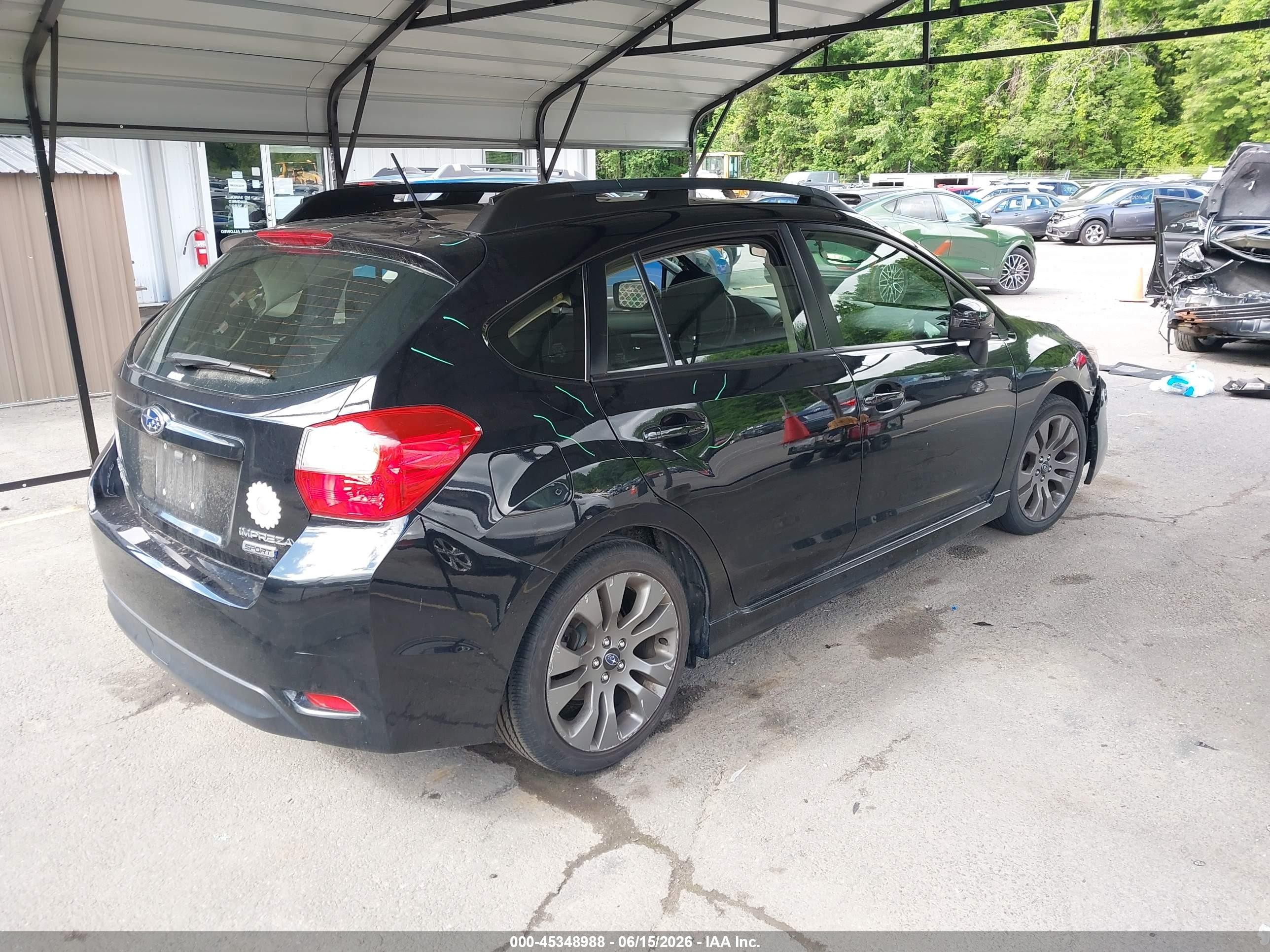 2015 Subaru Impreza 2.0i Sport Premium Black vin: JF1GPAT63F8285034