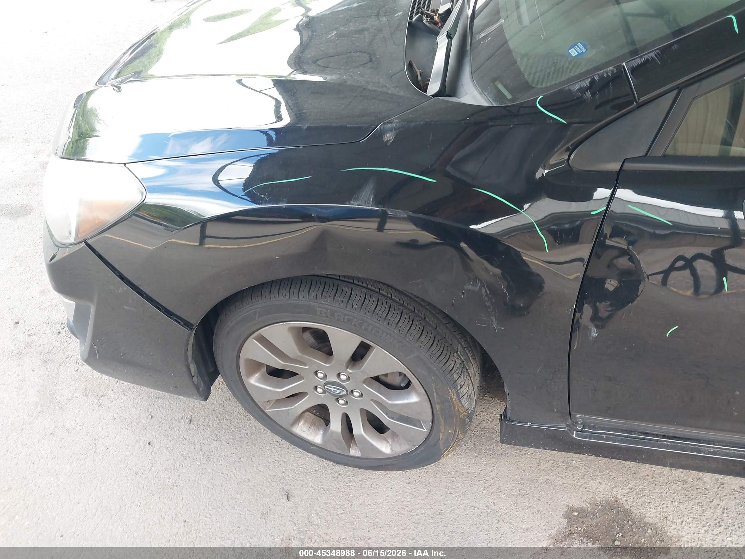 2015 Subaru Impreza 2.0i Sport Premium Black vin: JF1GPAT63F8285034