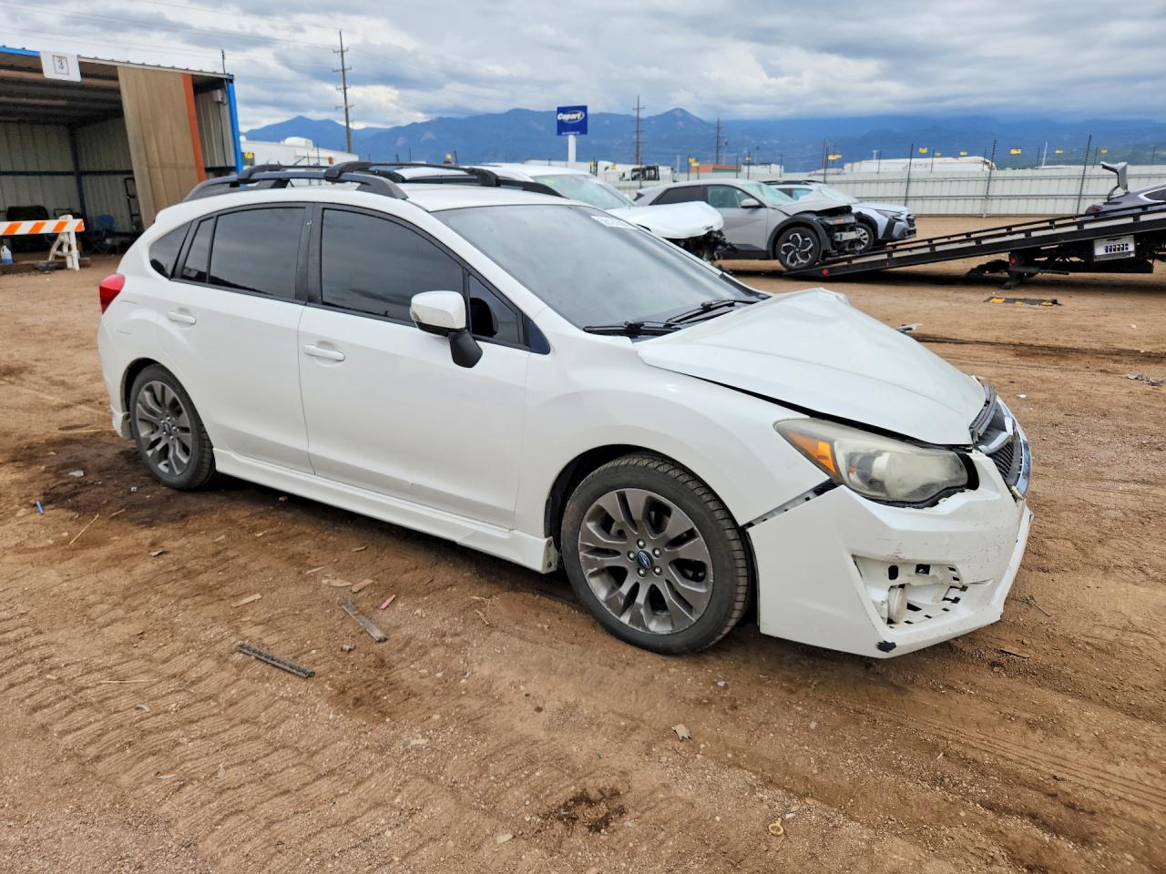 2015 Subaru Impreza Sport White vin: JF1GPAT63FH231281