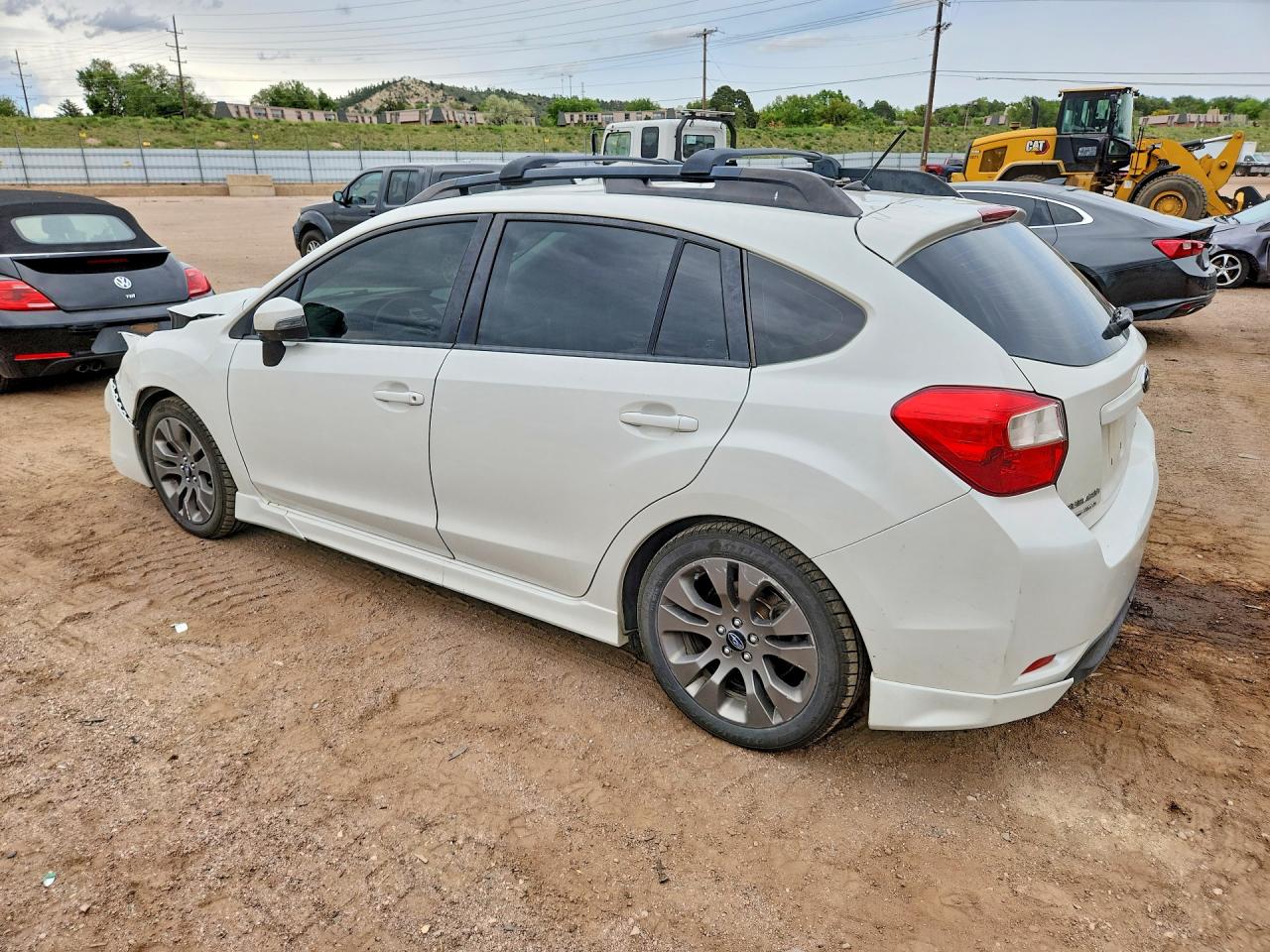 2015 Subaru Impreza Sport White vin: JF1GPAT63FH231281