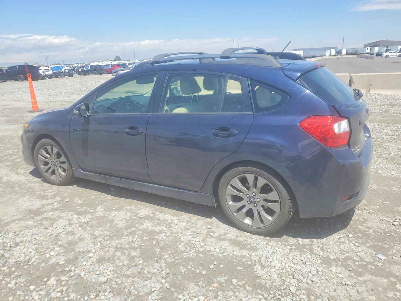 2015 Subaru Impreza Sport Blue vin: JF1GPAT63FH240921
