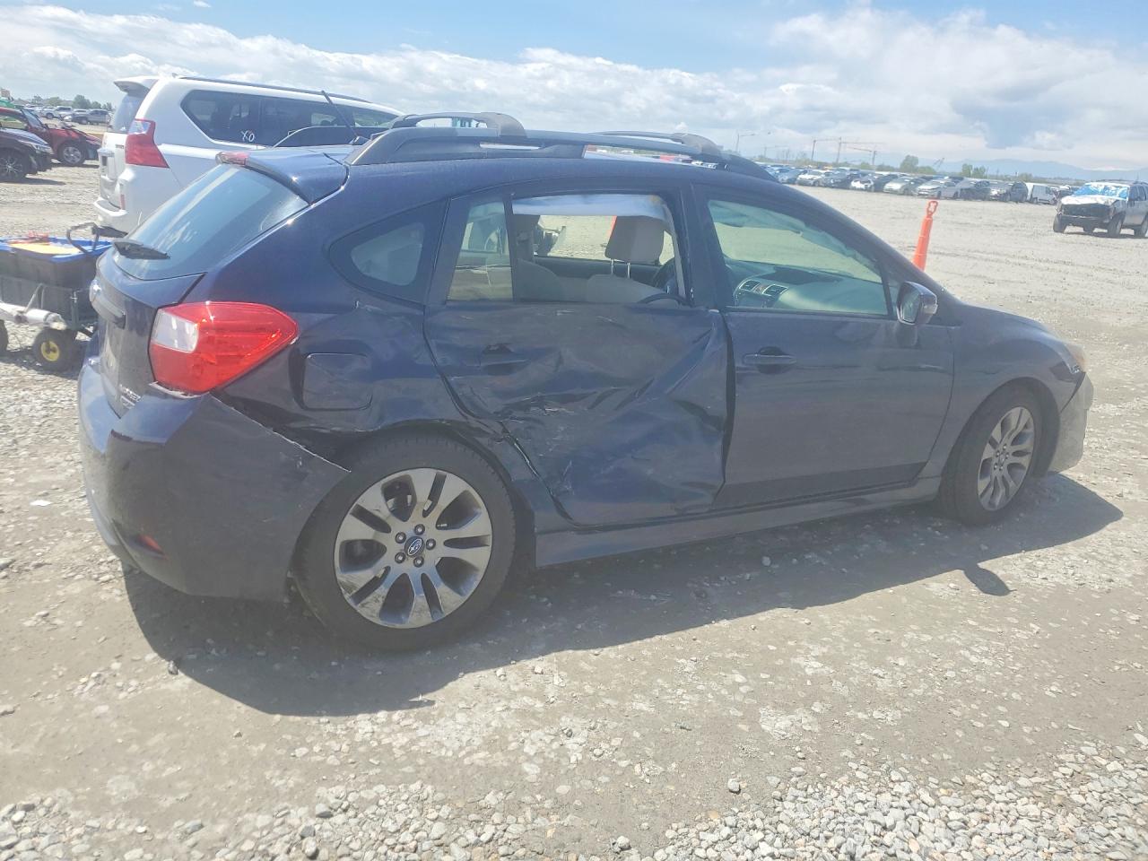 2015 Subaru Impreza Sport Blue vin: JF1GPAT63FH240921