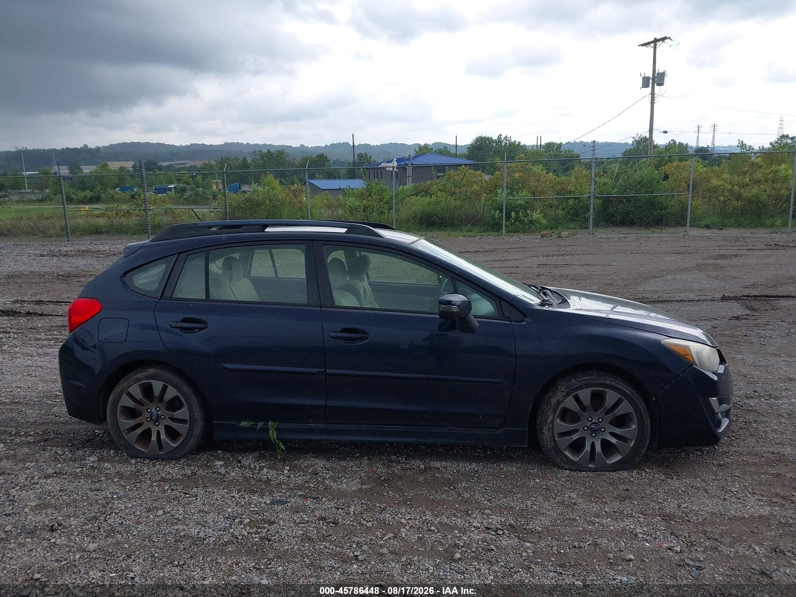 2015 Subaru Impreza 2.0i Sport Premium Blue vin: JF1GPAT63FH246234
