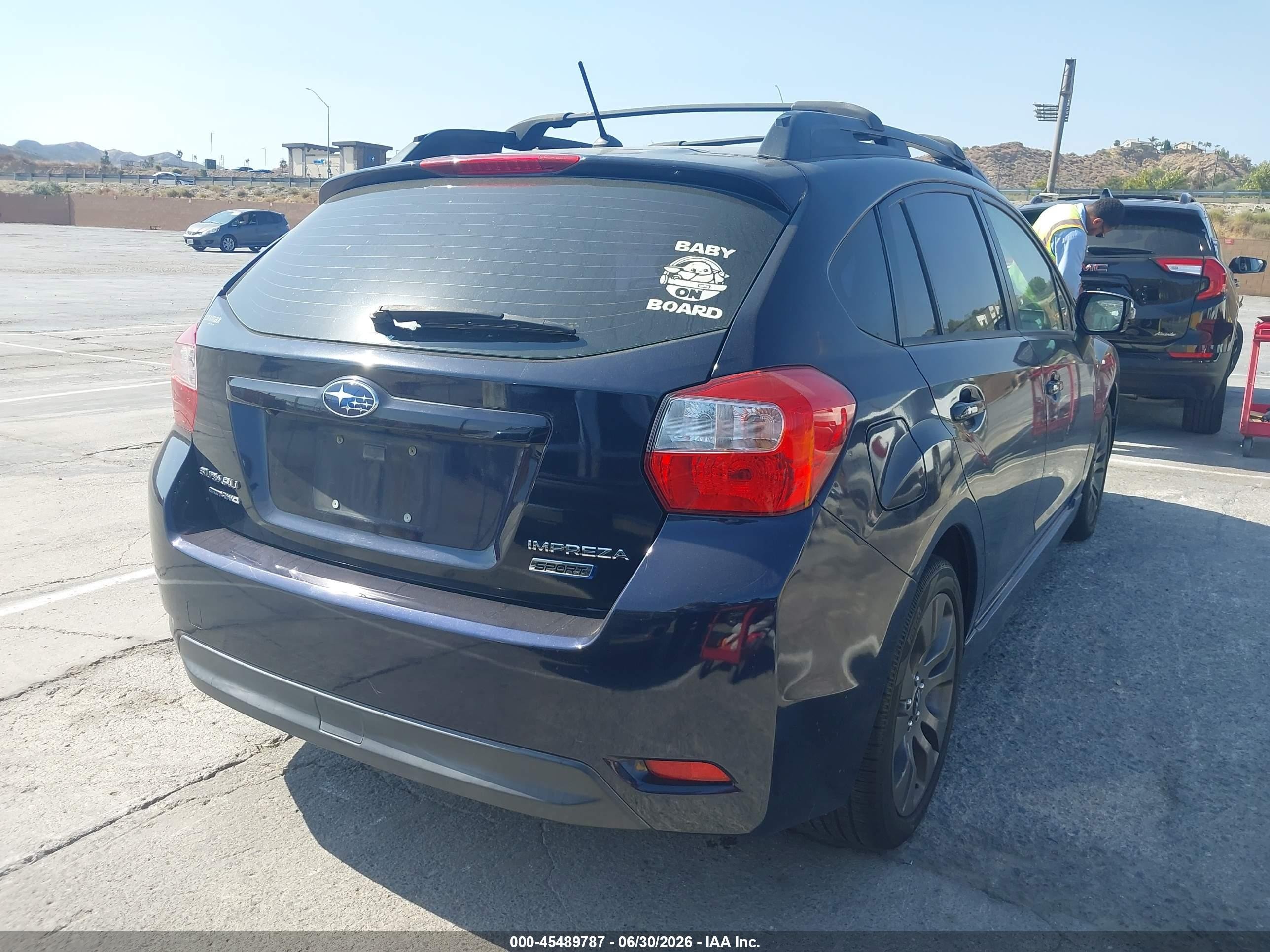 2015 Subaru Impreza 2.0i Sport Premium Black vin: JF1GPAT63FH275832