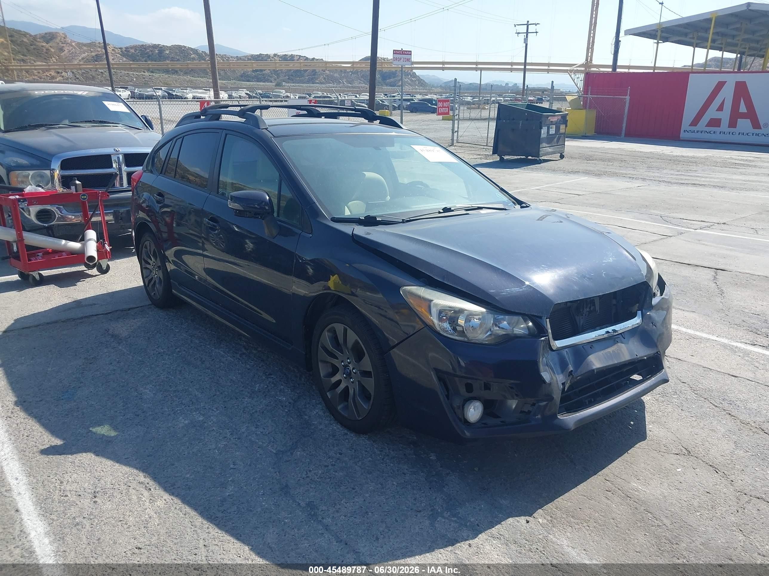 2015 Subaru Impreza 2.0i Sport Premium Черный vin: JF1GPAT63FH275832