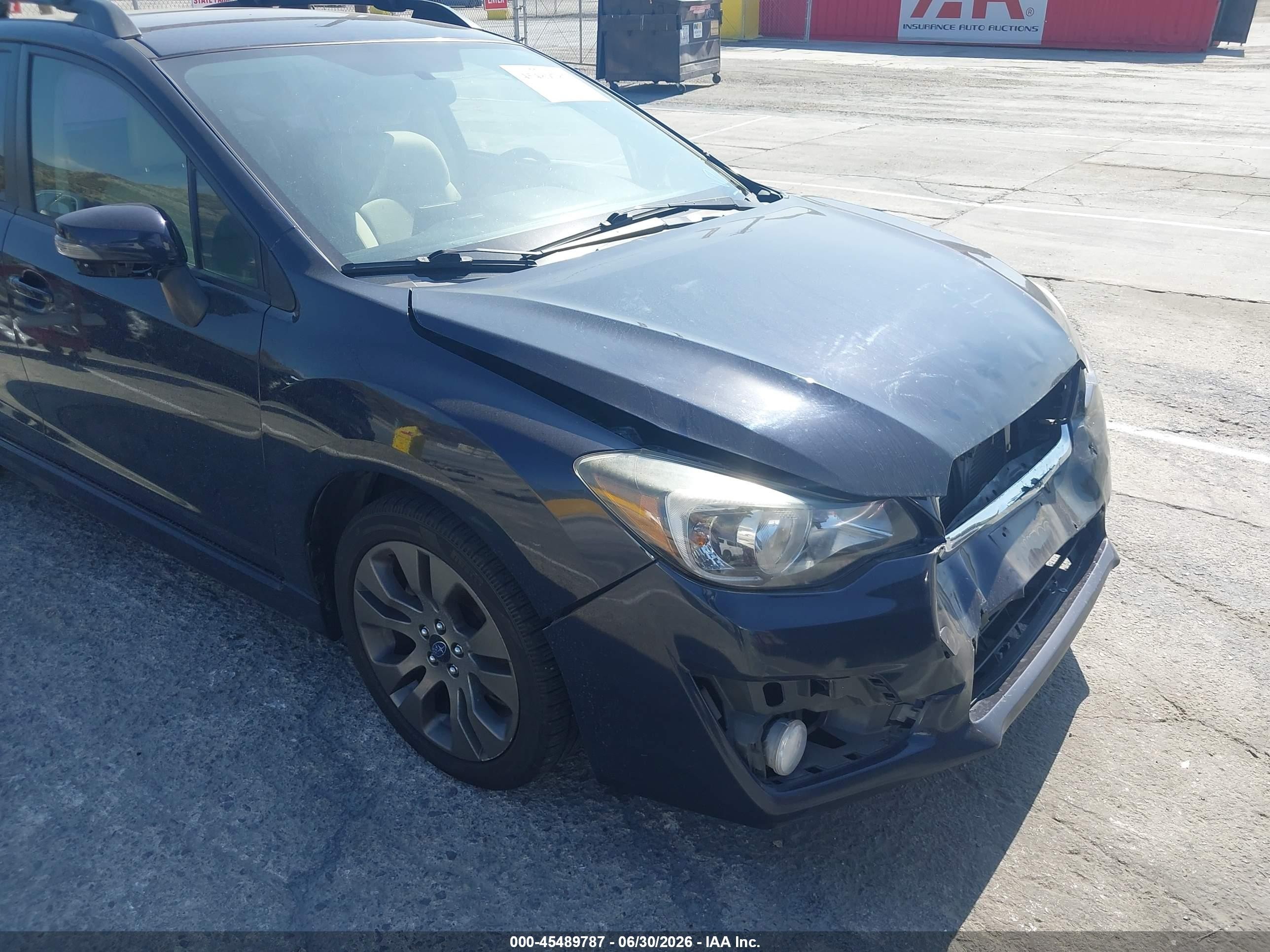 2015 Subaru Impreza 2.0i Sport Premium Black vin: JF1GPAT63FH275832