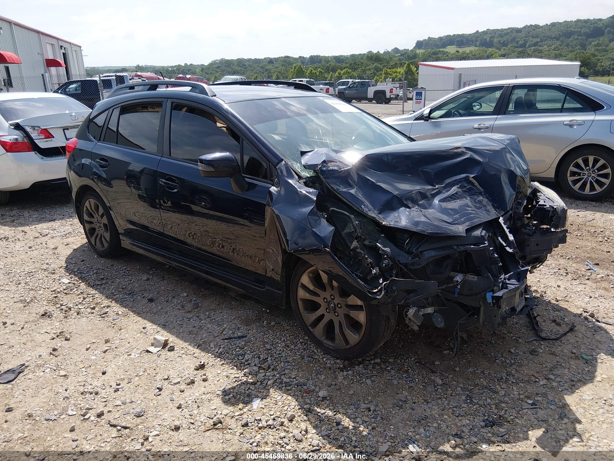 2015 Subaru Impreza 2.0i Sport Premium Navy vin: JF1GPAT63FH299046