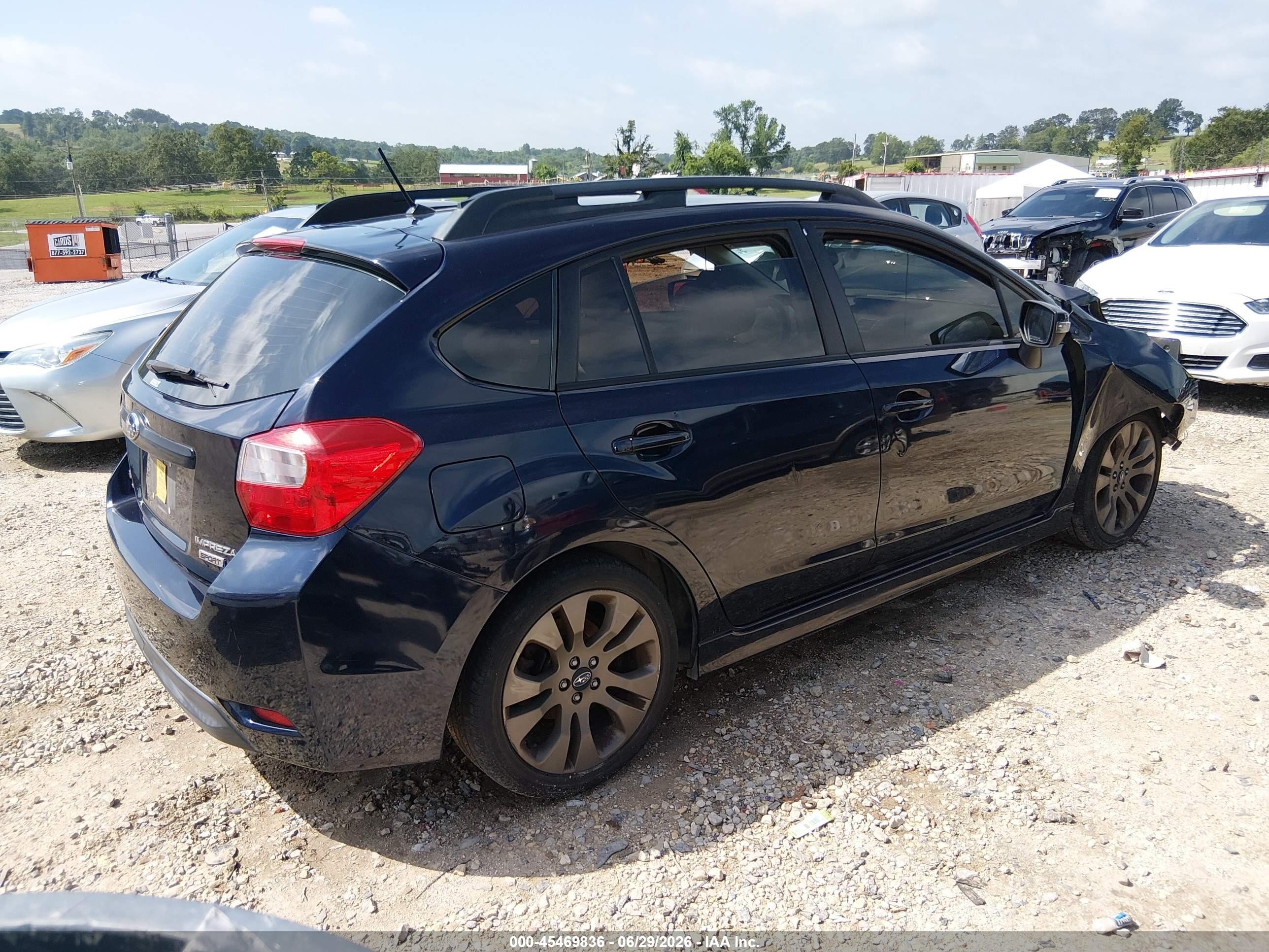 2015 Subaru Impreza 2.0i Sport Premium Navy vin: JF1GPAT63FH299046