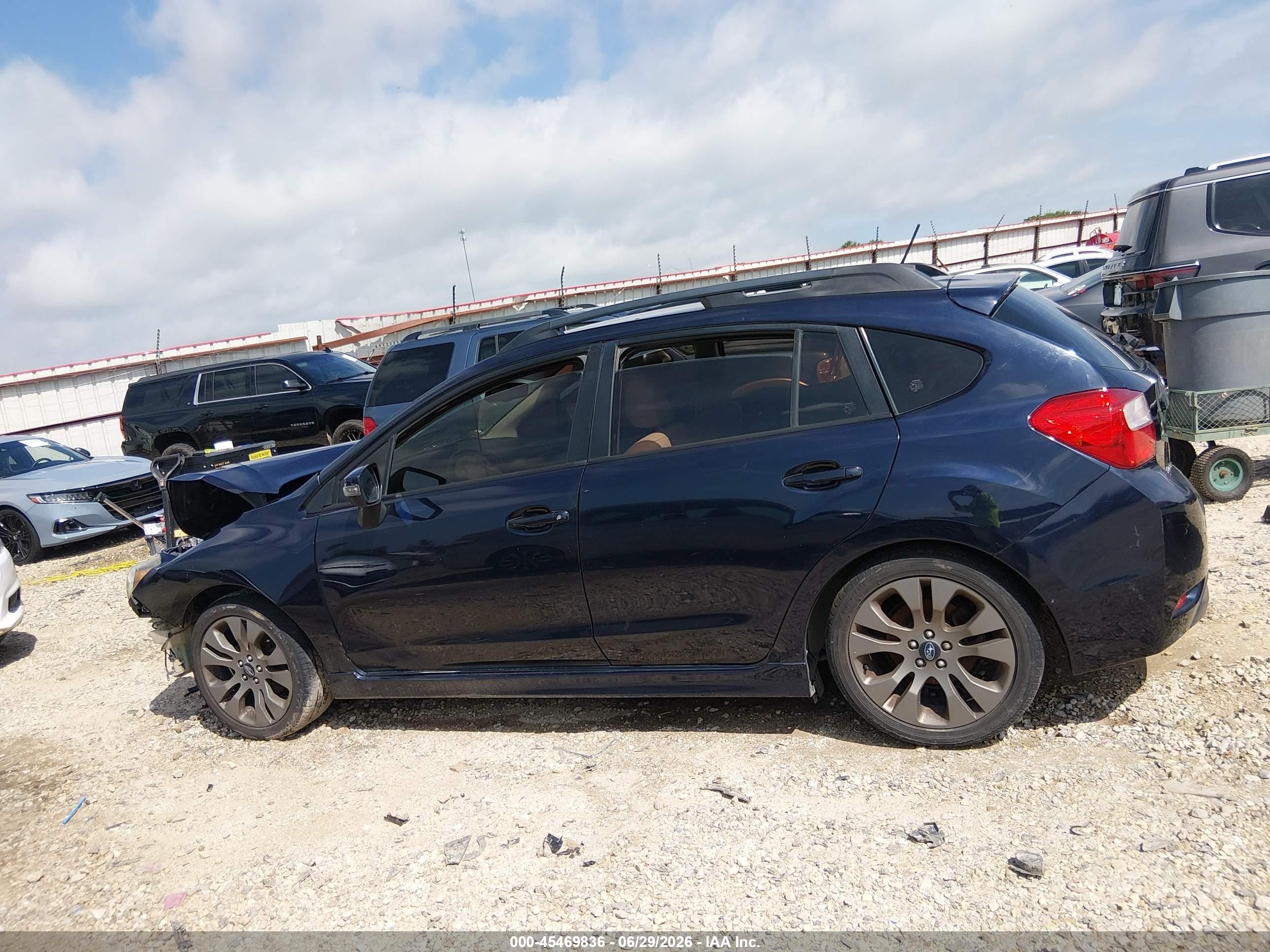 2015 Subaru Impreza 2.0i Sport Premium Navy vin: JF1GPAT63FH299046