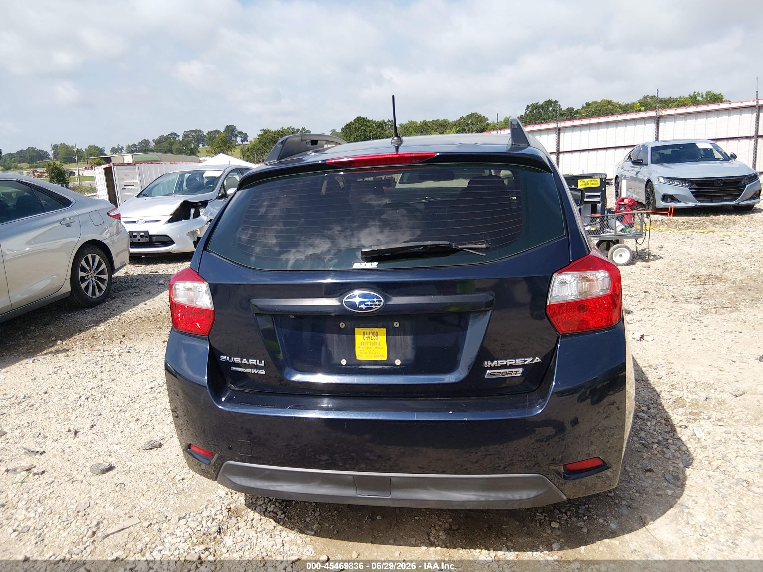 2015 Subaru Impreza 2.0i Sport Premium Navy vin: JF1GPAT63FH299046