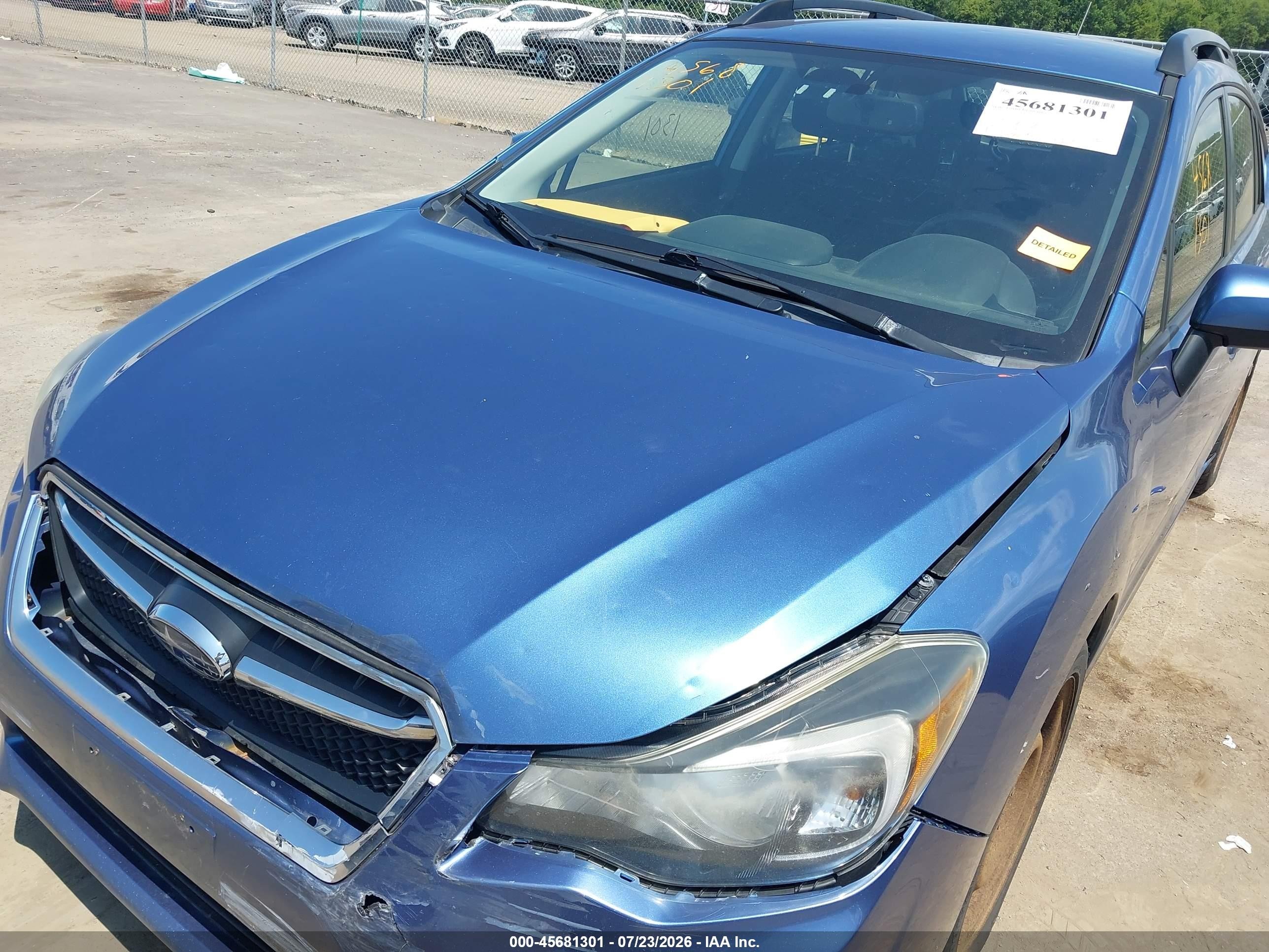 2015 Subaru Impreza 2.0i Sport Premium Blue vin: JF1GPAT64F8205028
