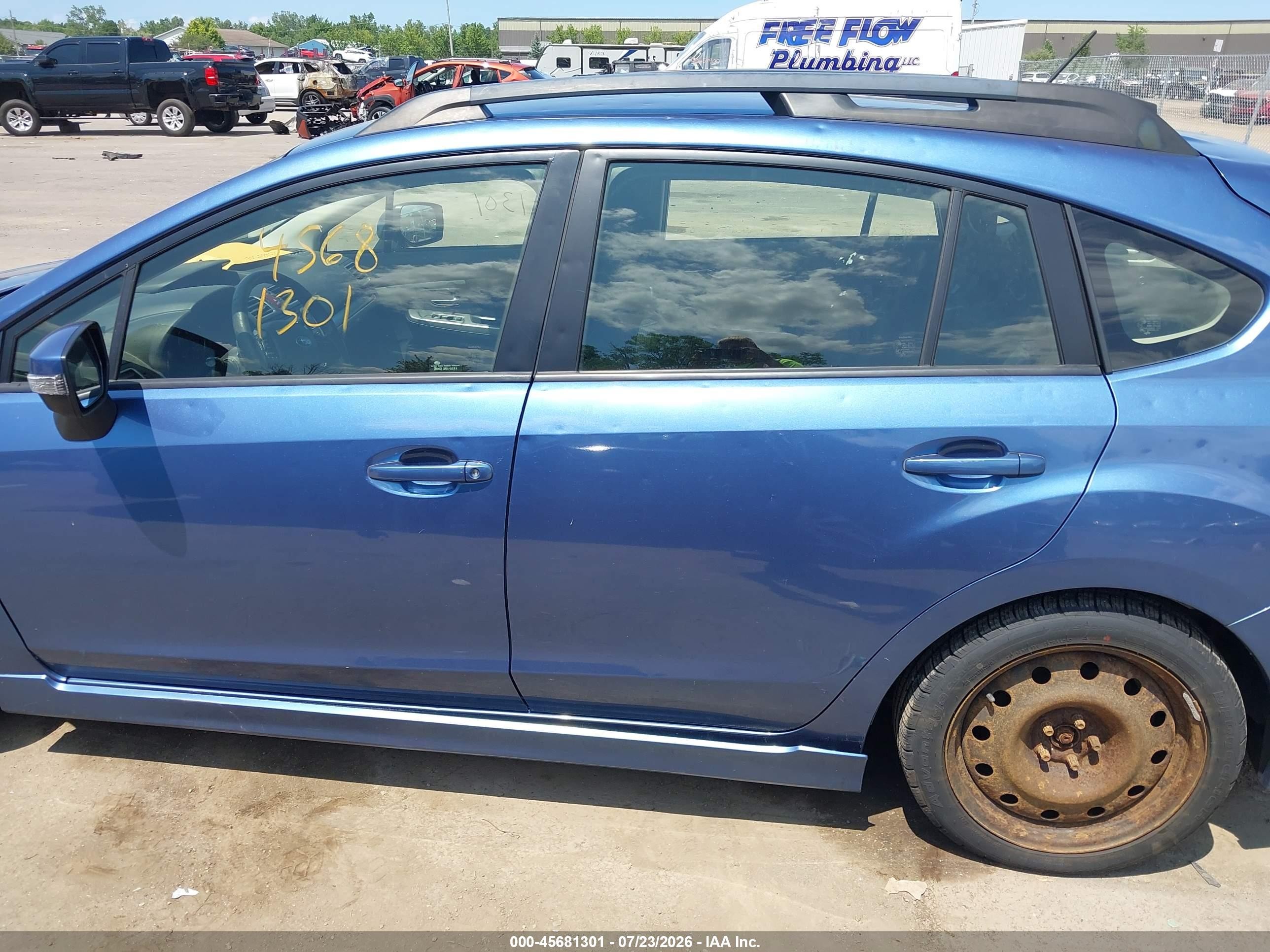 2015 Subaru Impreza 2.0i Sport Premium Blue vin: JF1GPAT64F8205028