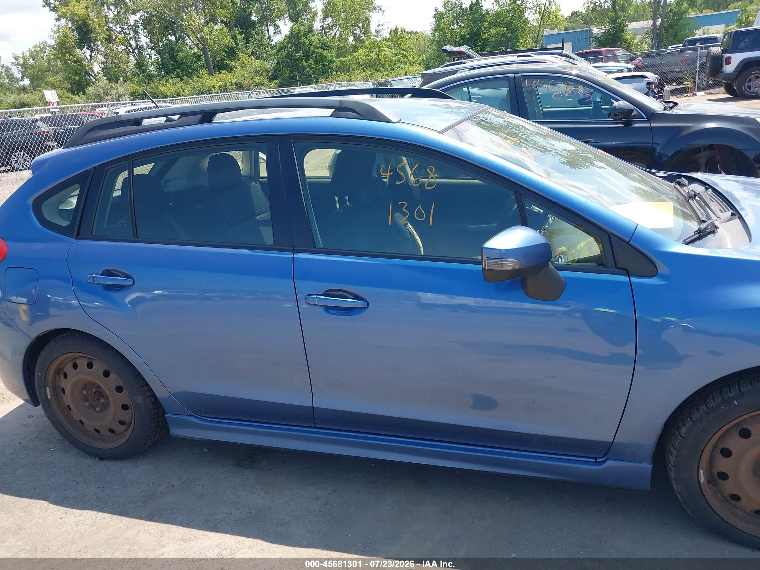 2015 Subaru Impreza 2.0i Sport Premium Blue vin: JF1GPAT64F8205028