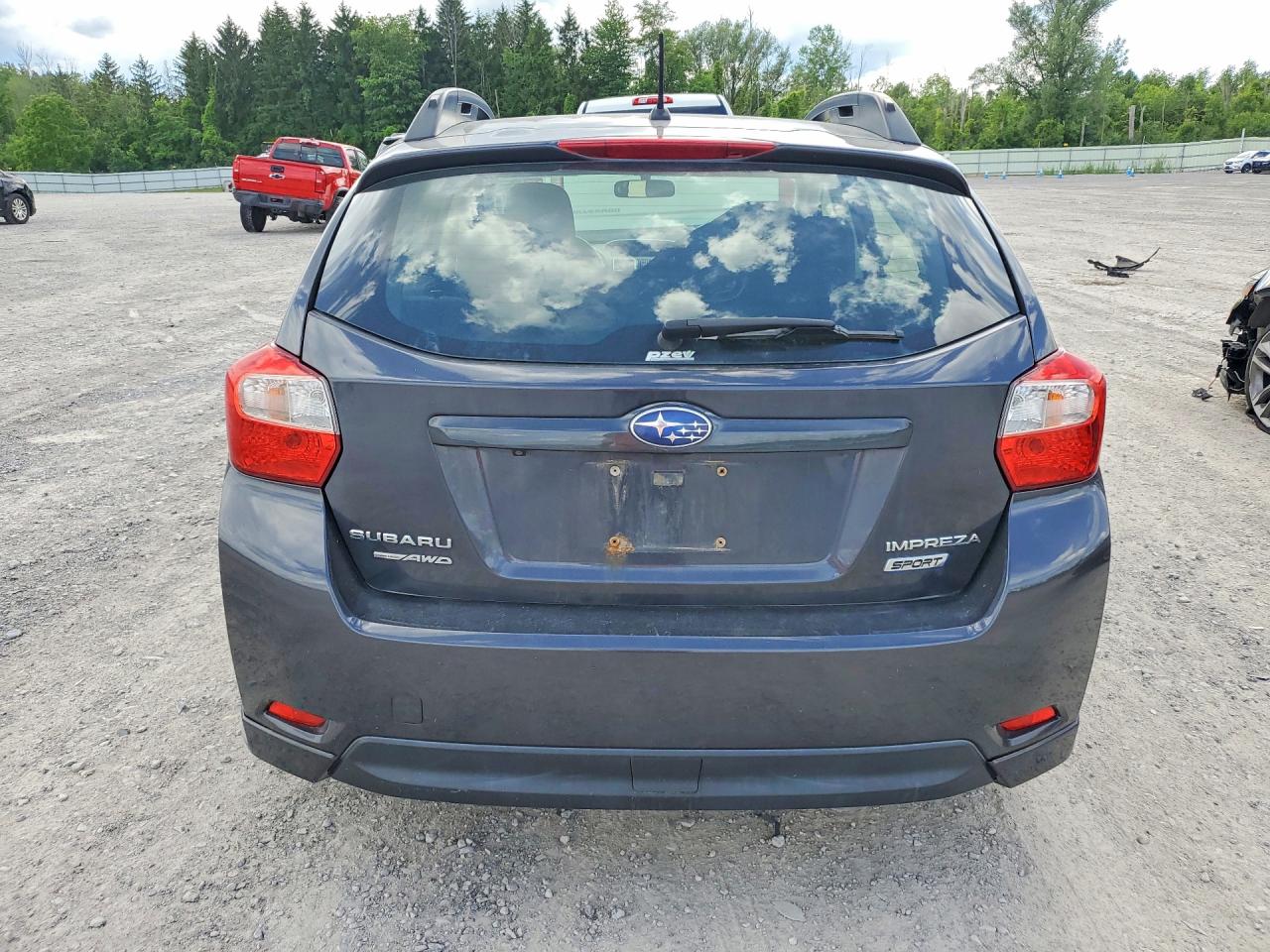 2015 Subaru Impreza Sport Серый vin: JF1GPAT64F8320826