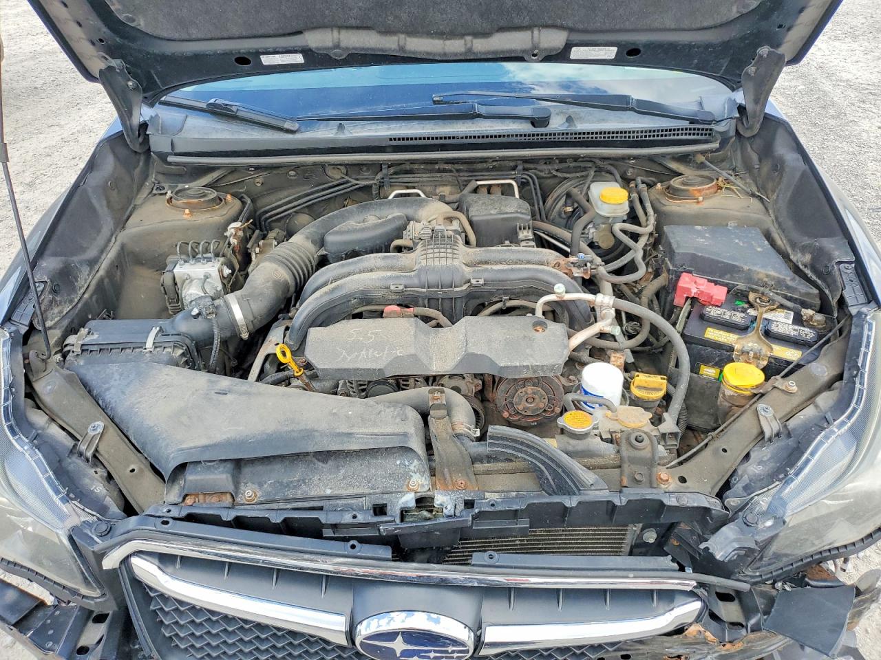 2015 Subaru Impreza Sport Серый vin: JF1GPAT64F8320826
