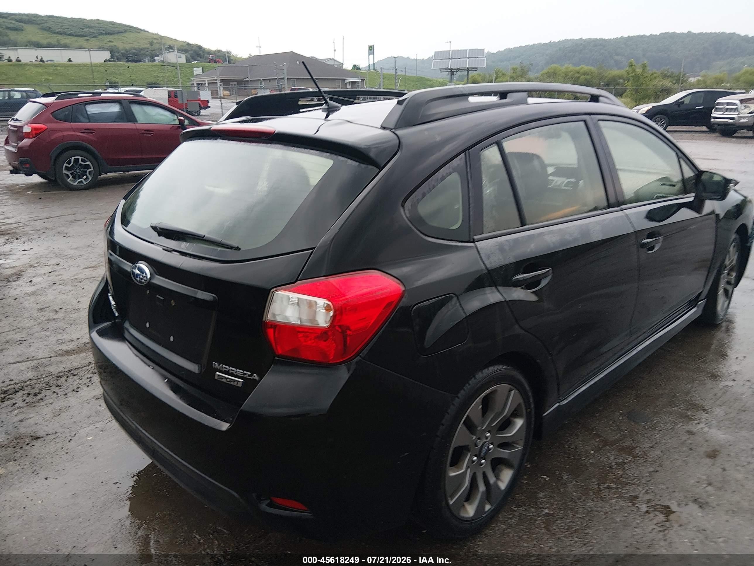 2015 Subaru Impreza 2.0i Sport Premium Black vin: JF1GPAT64F8323726