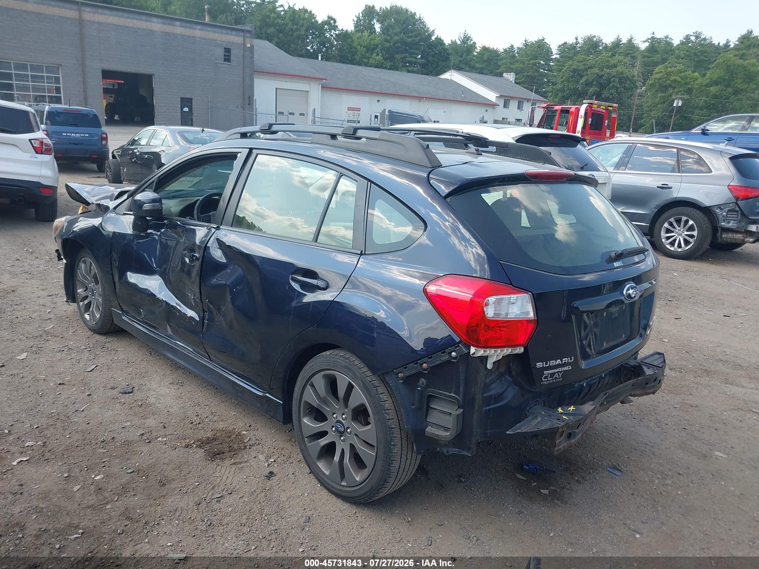 2015 Subaru Impreza 2.0i Sport Premium Dark Blue vin: JF1GPAT64FH258134