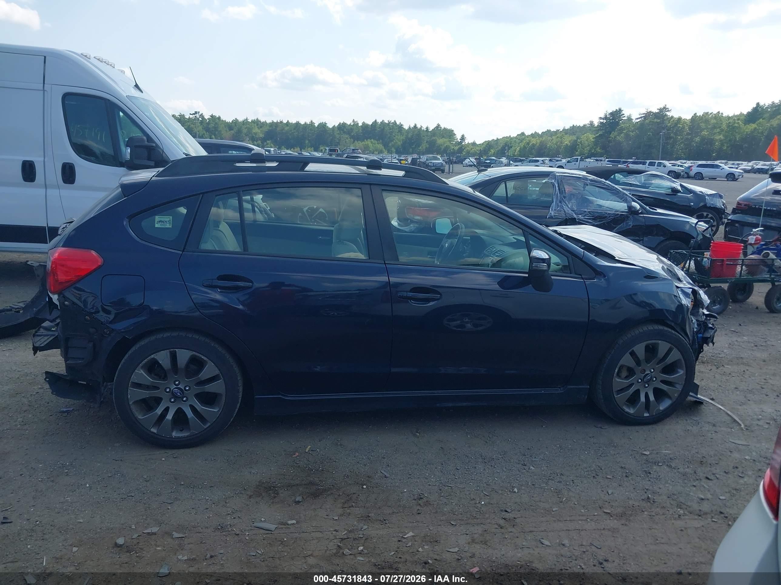 2015 Subaru Impreza 2.0i Sport Premium Dark Blue vin: JF1GPAT64FH258134